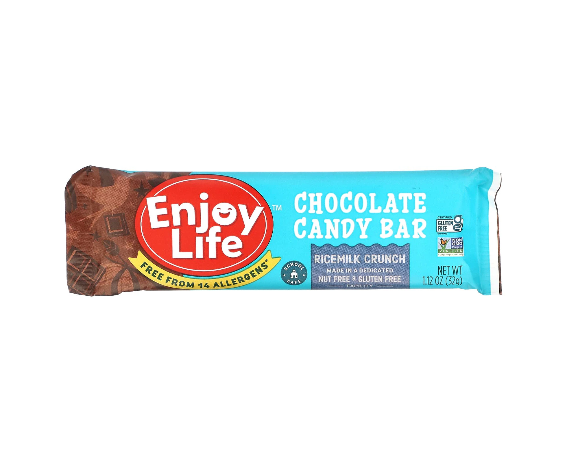 Enjoy Life Foods, Chocolate Candy Bar, Ricemilk Crunch, 1.12 oz (32 g)