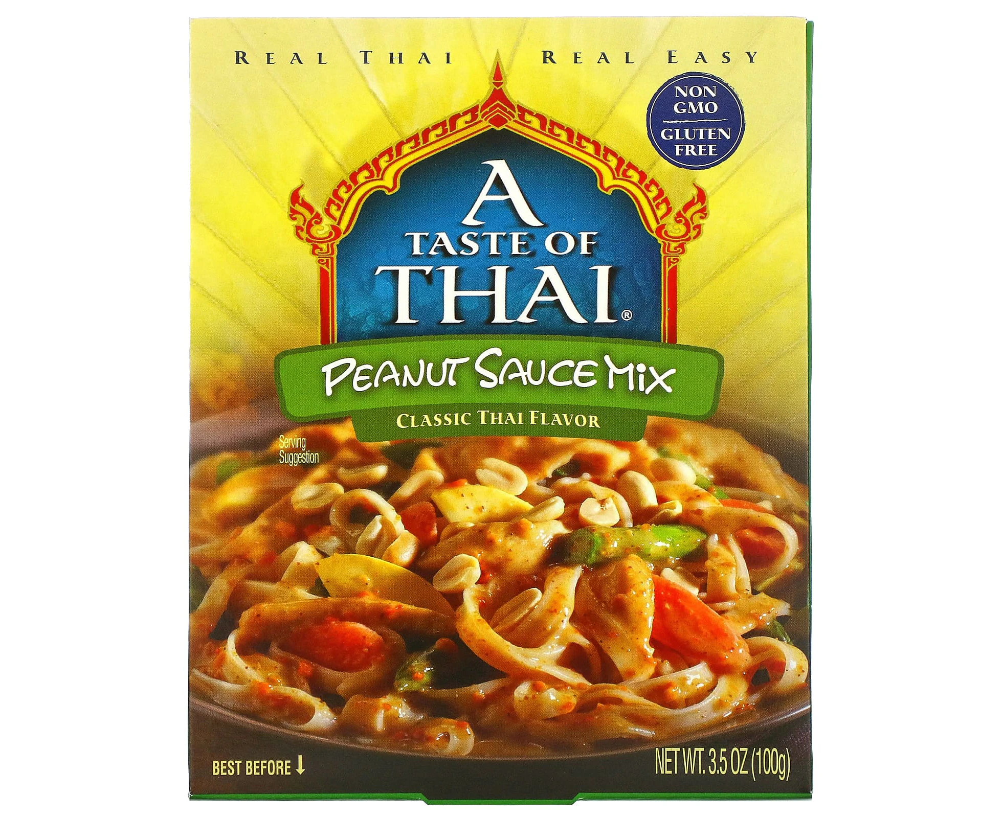 A Taste Of Thai, Peanut Sauce Mix, 3.5 oz (100 g)