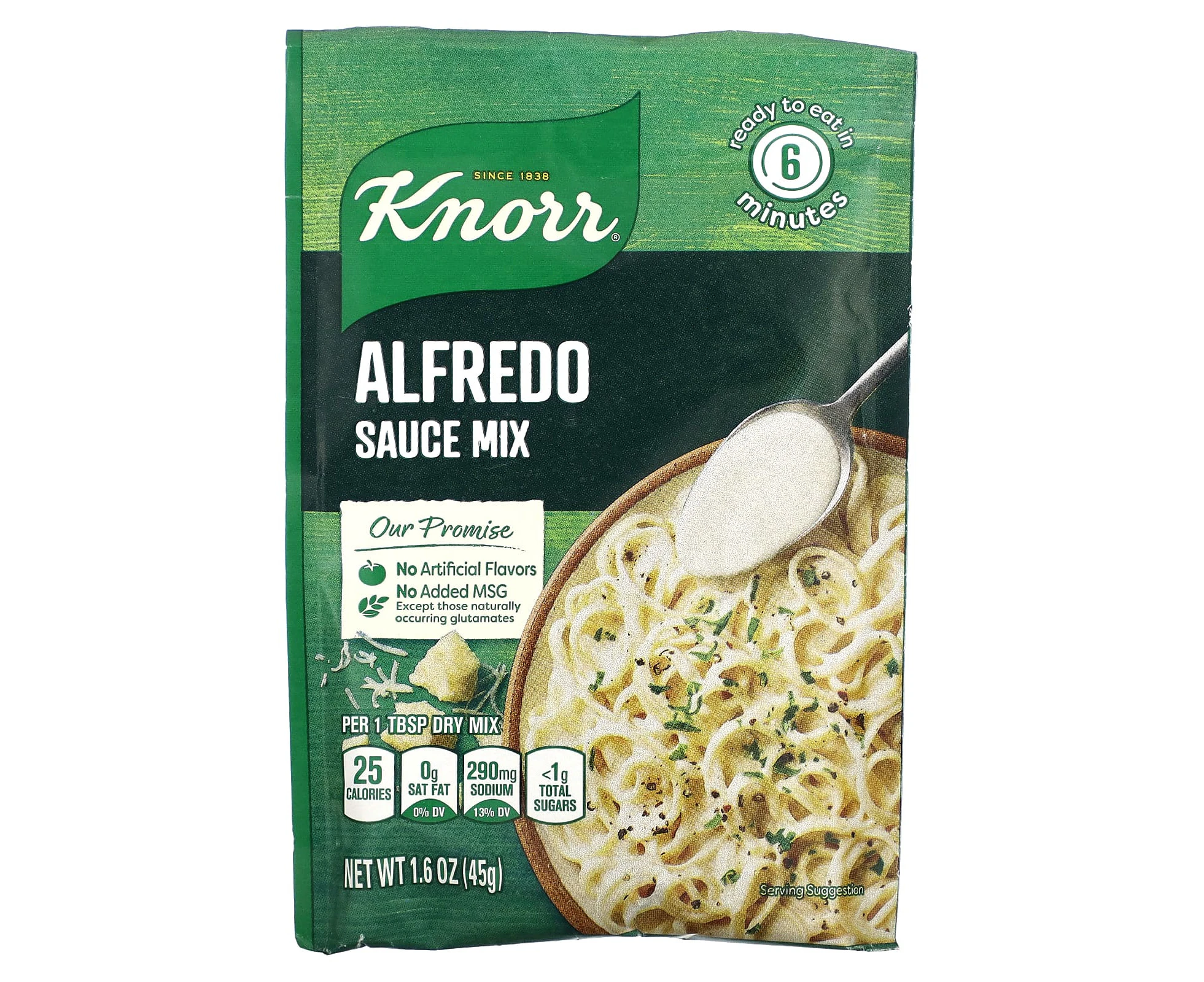 Knorr, Alfredo Sauce Mix, 1.6 oz (45 g)