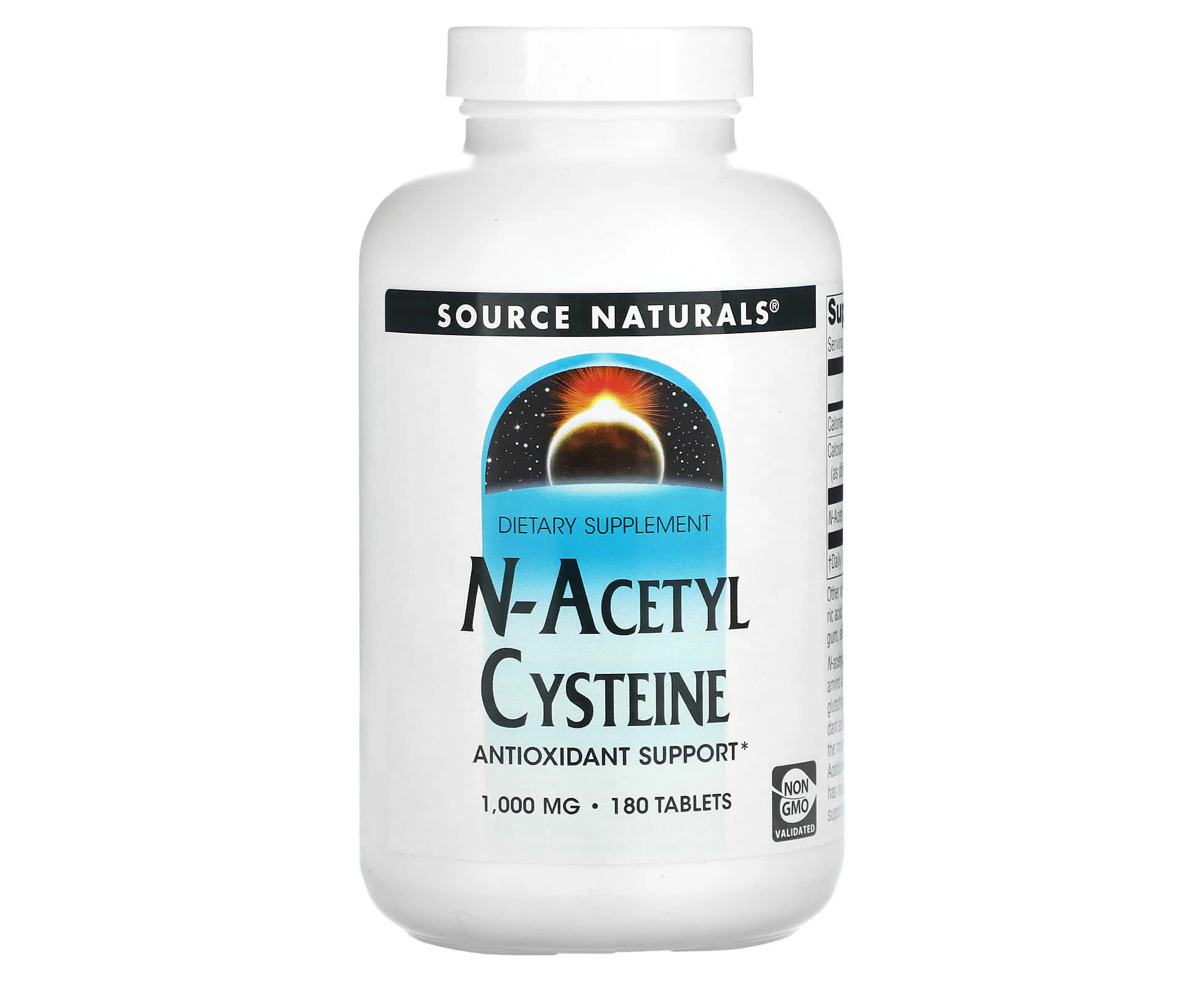 Source Naturals, N-Acetyl Cysteine, 1,000 mg, 180 Tablets