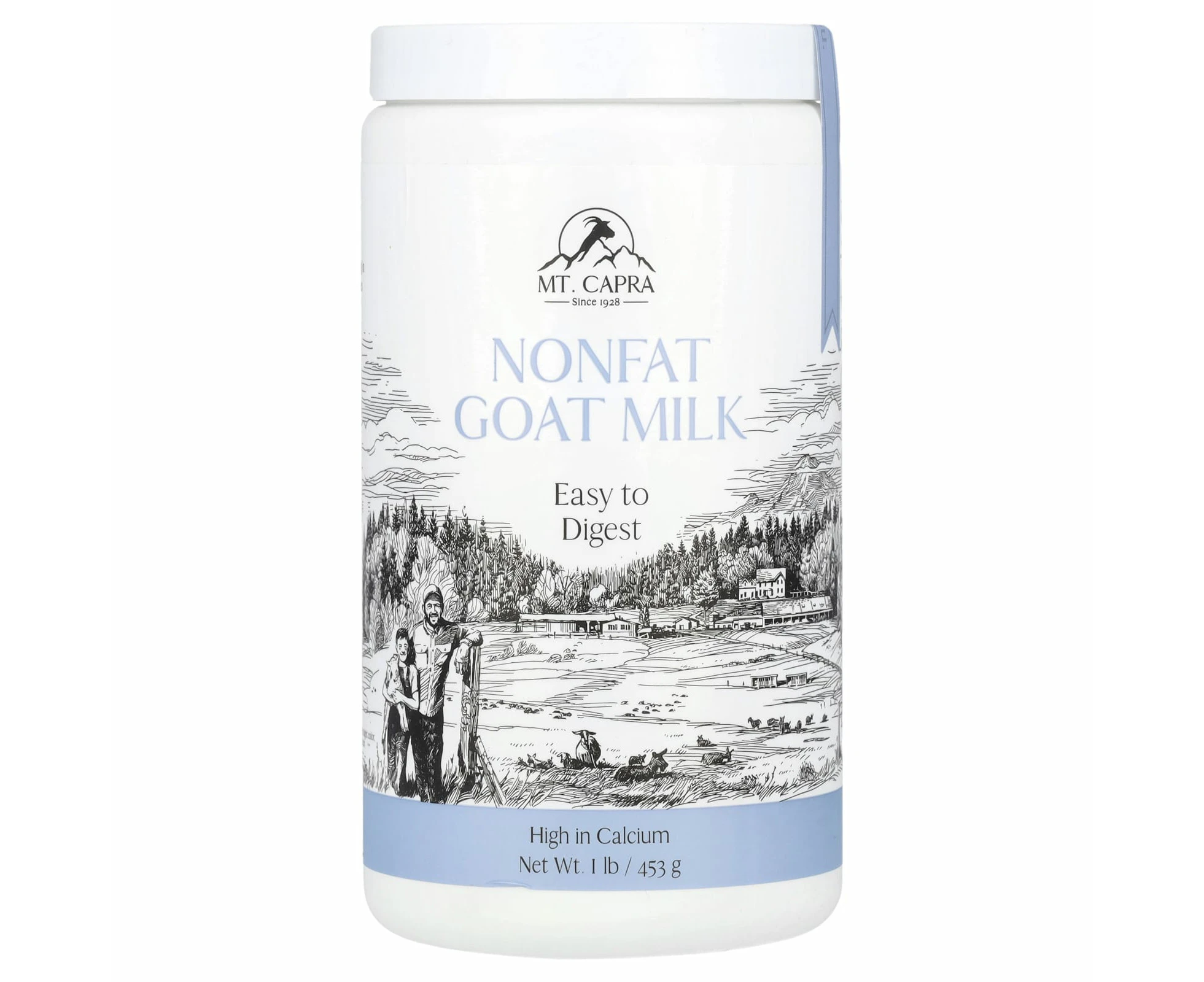 Mt. Capra, Nonfat Goat Milk, 1 lb (453 g)