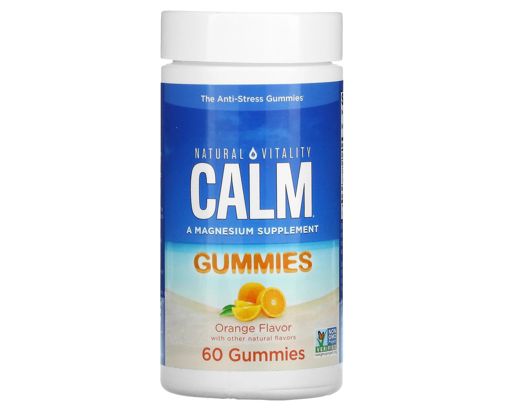 Natural Vitality, CALM, The Anti-Stress Gummies, Orange, 60 Gummies