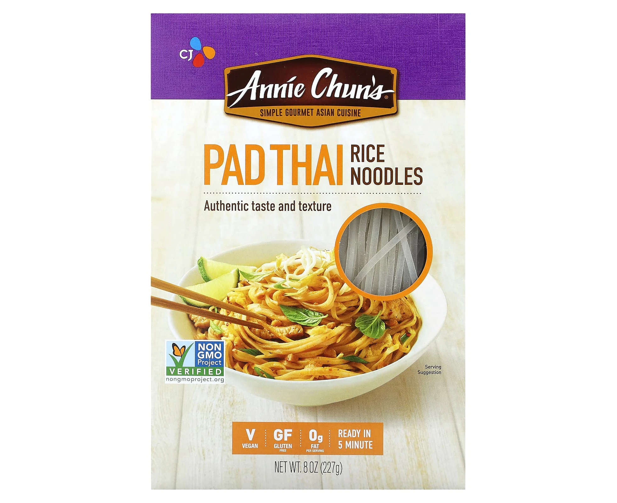 Annie Chun's, Pad Thai Rice Noodles, 8 oz (227 g)