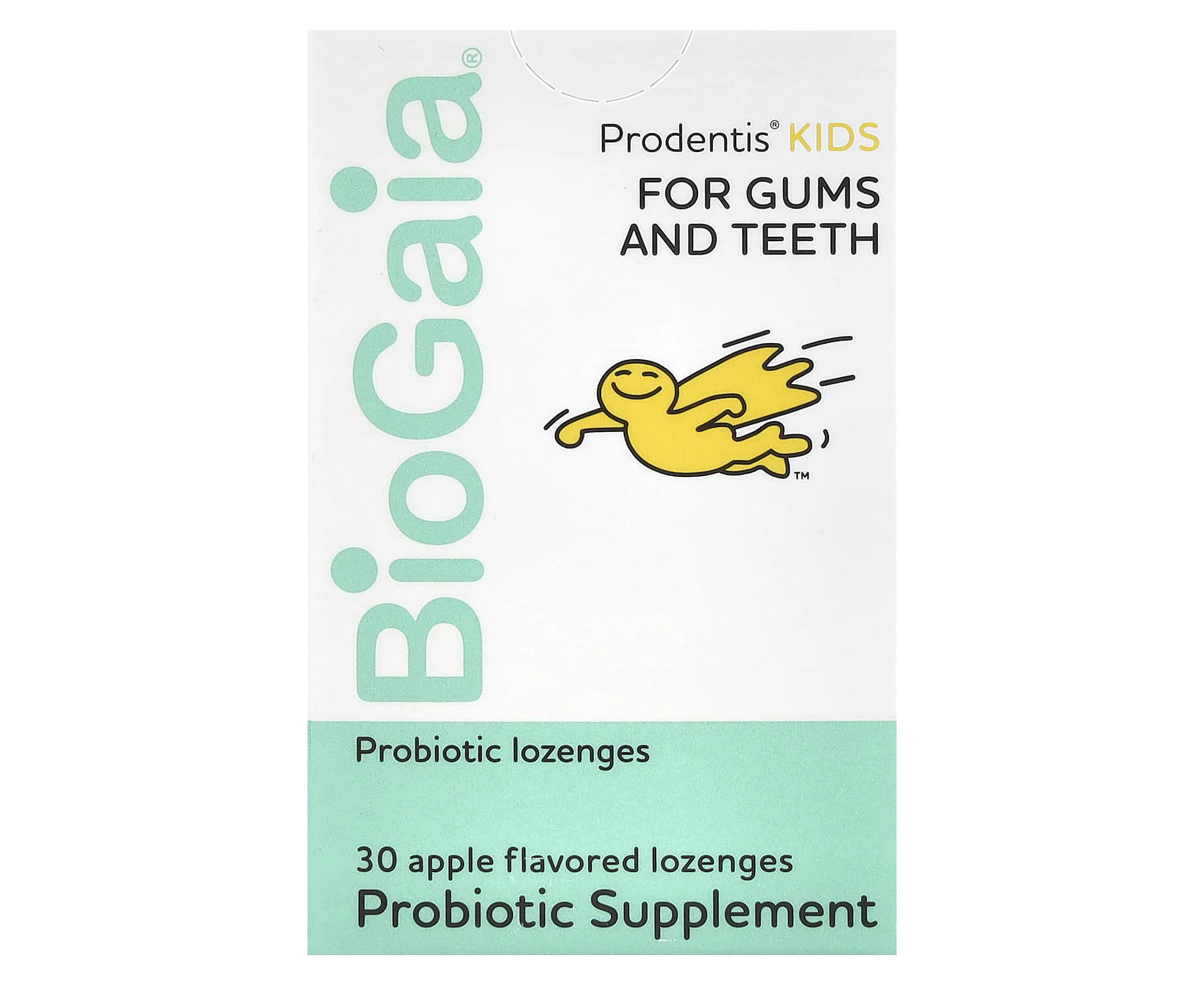 BioGaia, Prodentis Kids, Probiotic Lozenges, Apple, 30 Lozenges