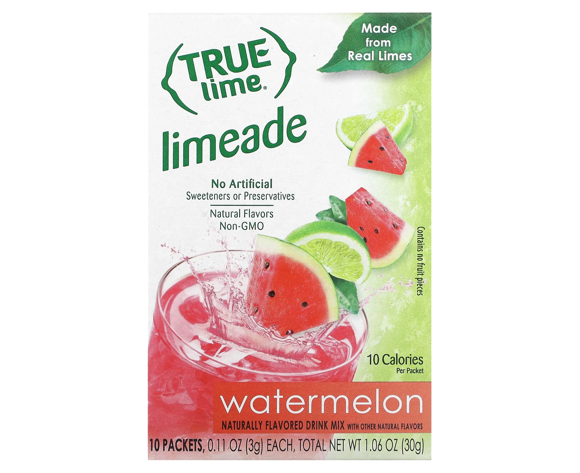 True Citrus, True Lime, Limeade, Watermelon , 10 Packets, 0.11 oz (3 g) Each