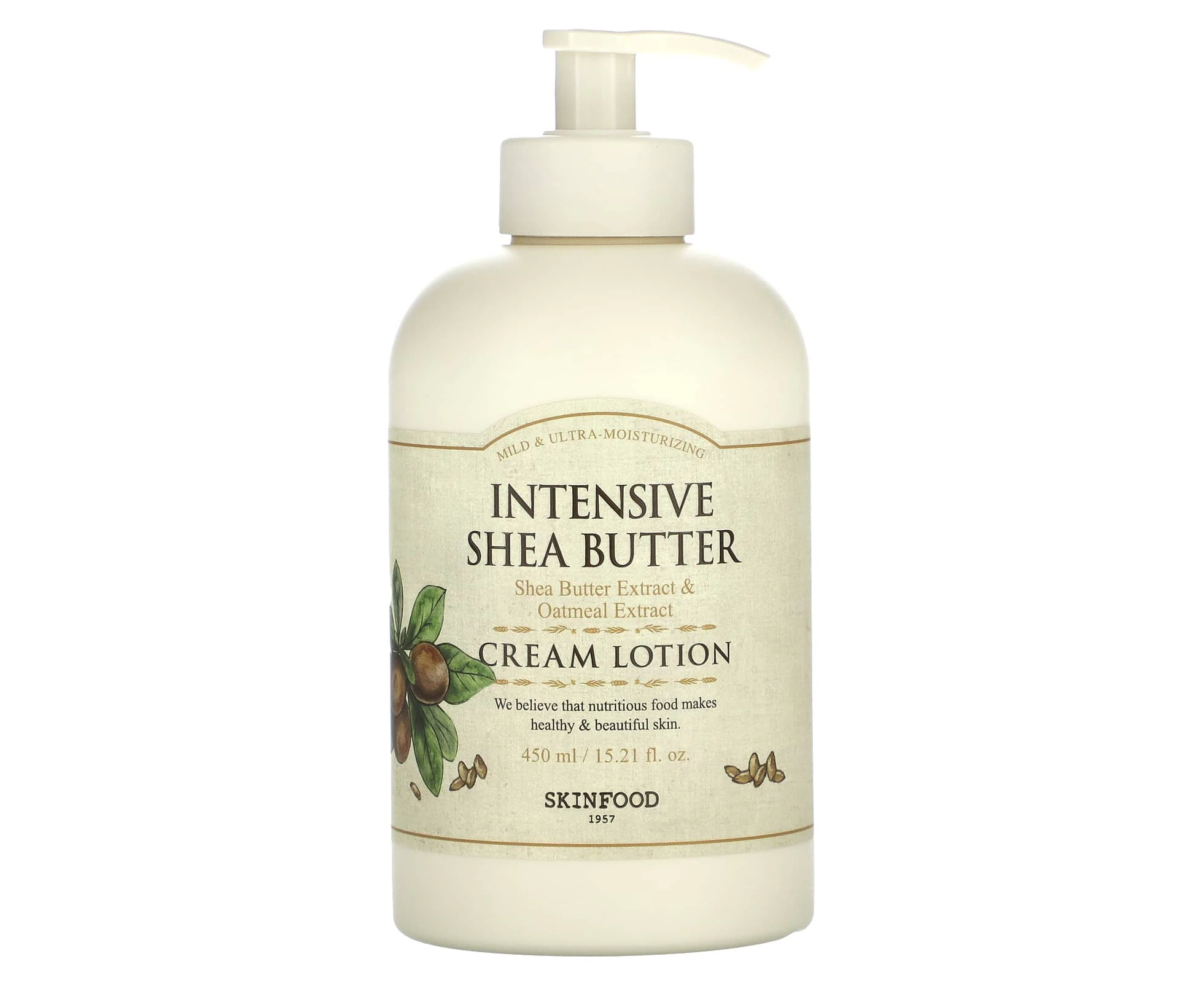 Skinfood, Cream Lotion, Intensive Shea Butter , 15.21 fl oz (450 ml)