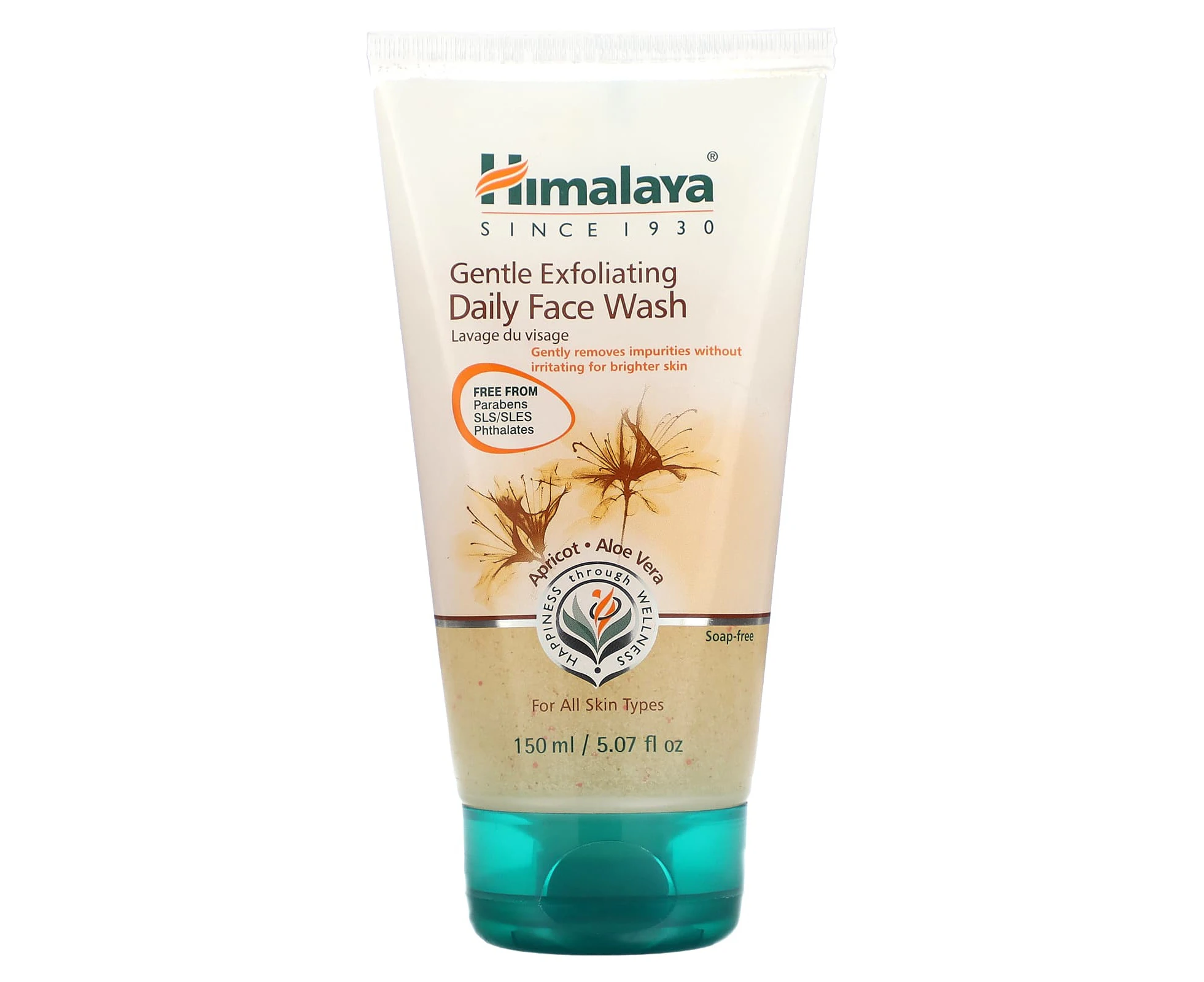 Himalaya, Gentle Exfoliating Daily Face Wash, For All Skin Types, 5.07 oz (150 ml)