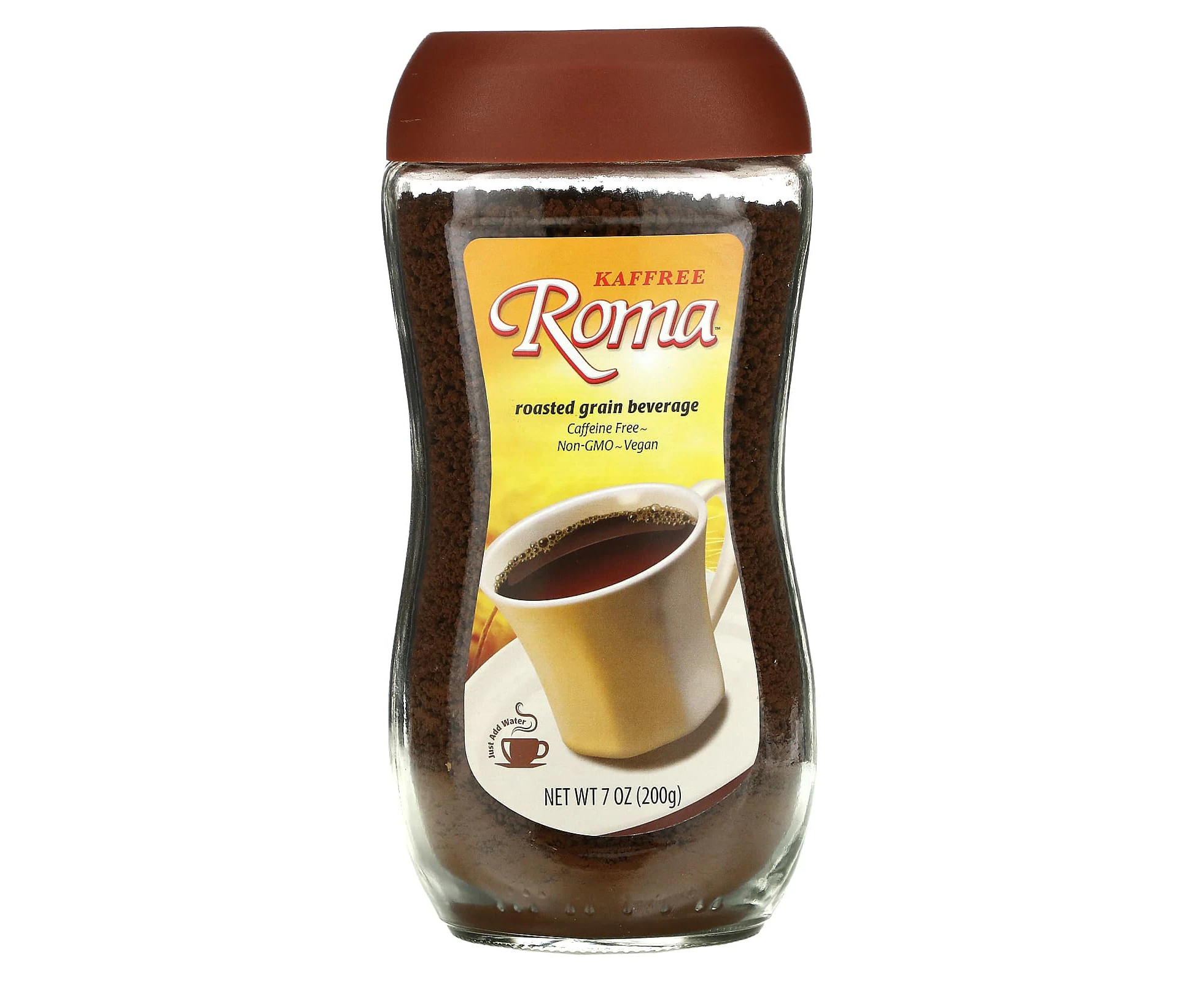 Kaffree Roma, Instant Roasted Grain Beverage, Caffeine Free, 7 oz (200 g)