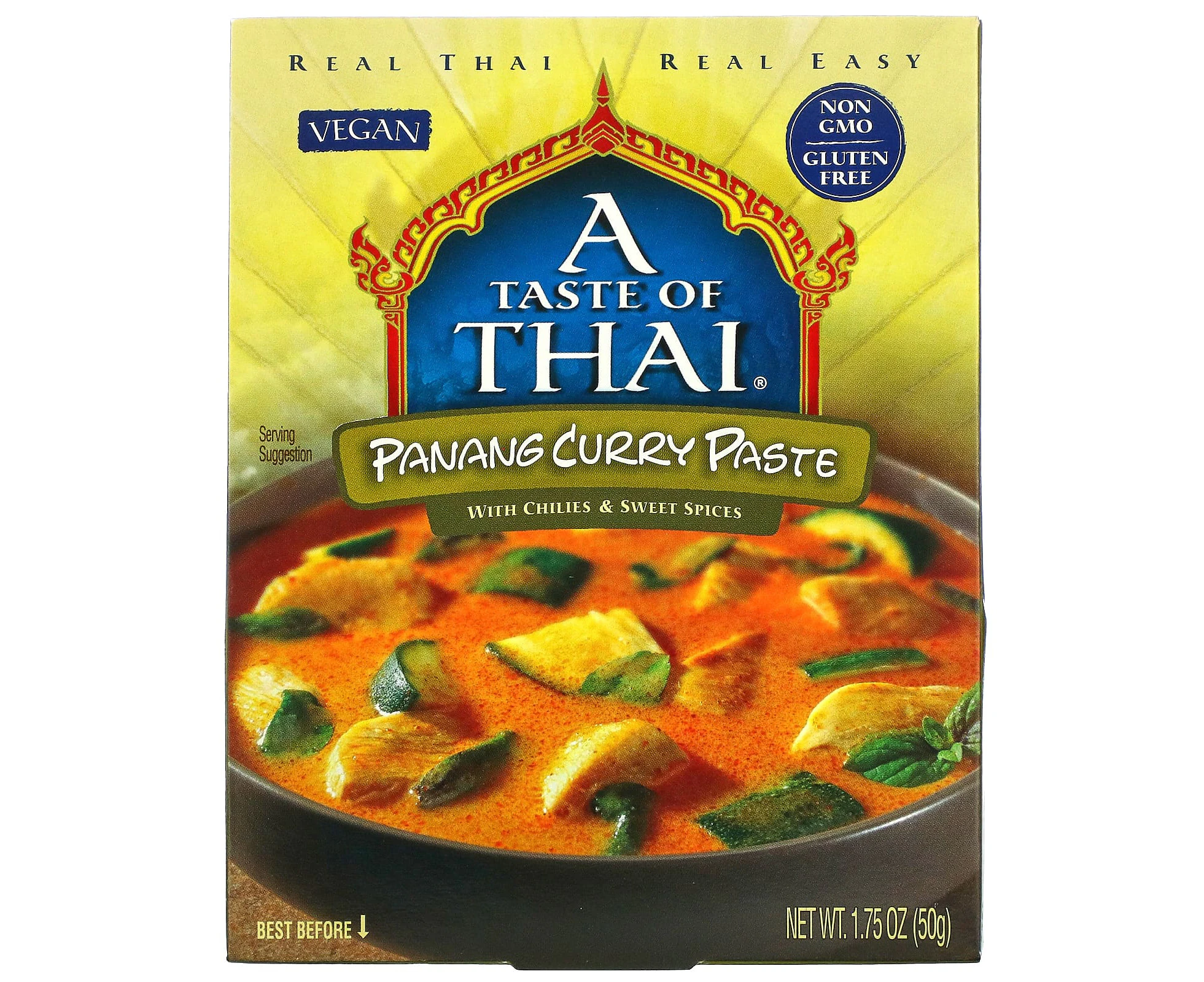 A Taste Of Thai, Panang Curry Paste, 1.75 oz (50 g)