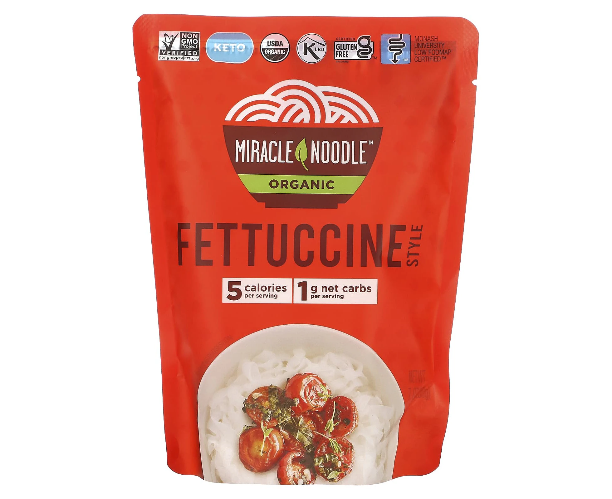 Miracle Noodle, Organic Fettuccine Style, 7 oz (200 g)