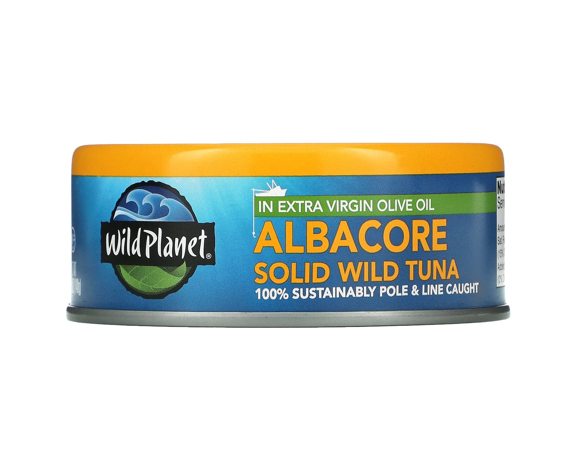 Wild Planet, Albacore Solid Wild Tuna In Extra Virgin Olive Oil,  5 oz (140 g)