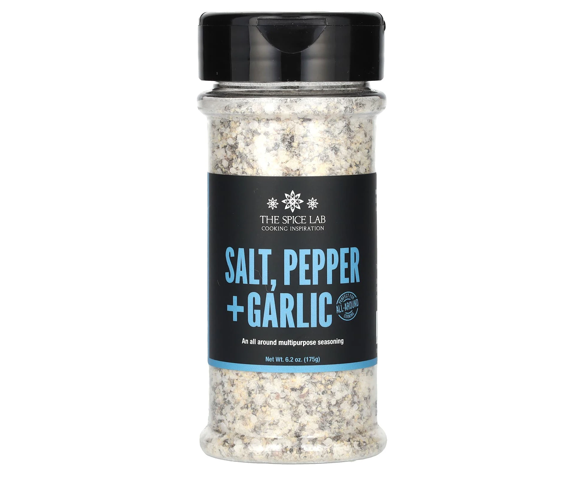 The Spice Lab, Salt, Pepper + Garlic, 6.2 oz (175 g)