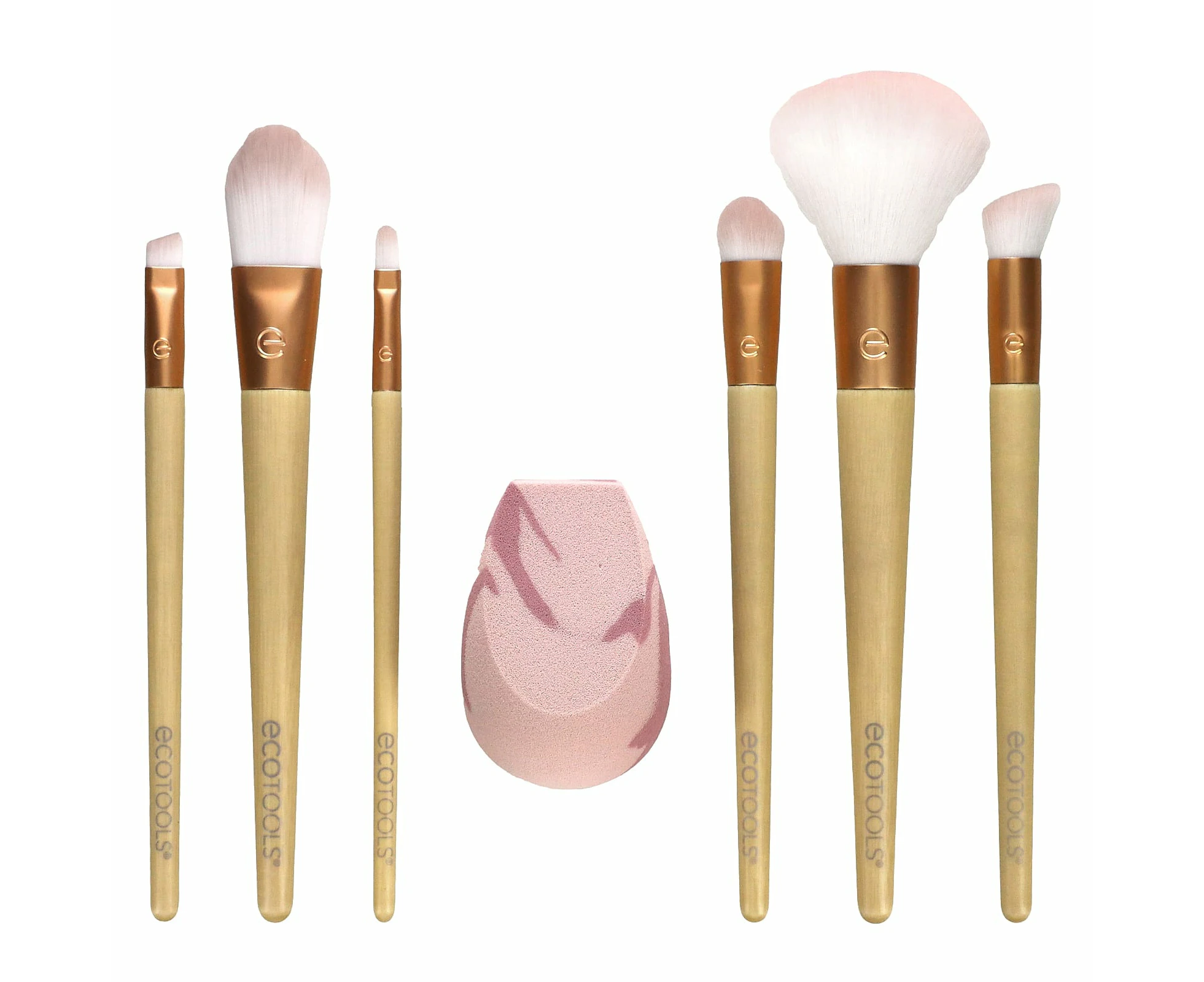 EcoTools, Wrapped In Glow Kit, Limited Edition, 7 Piece Set