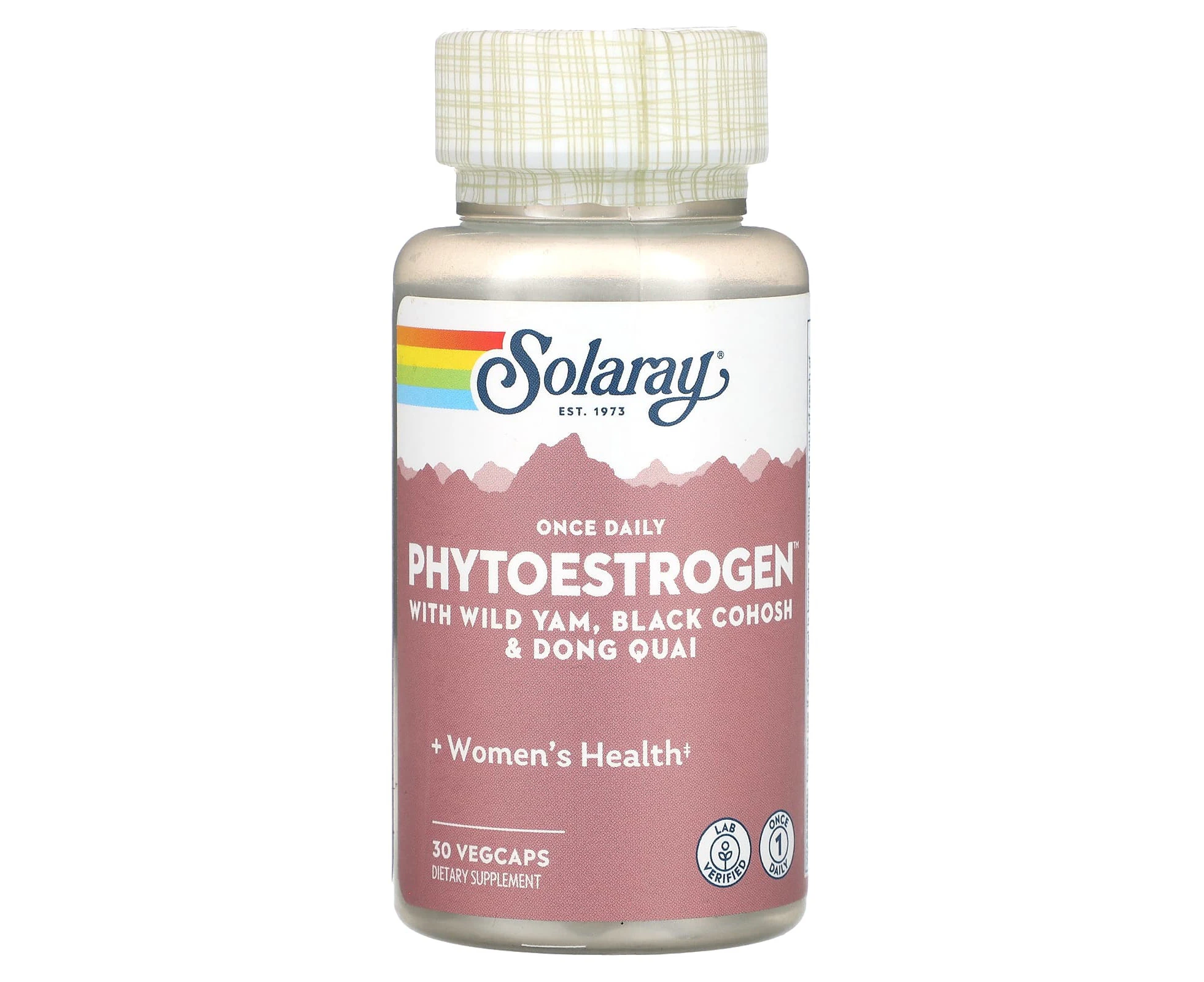 Solaray, Phytoestrogen with Wild Yam, Black Cohosh & Dong Quai, 30 VegCaps