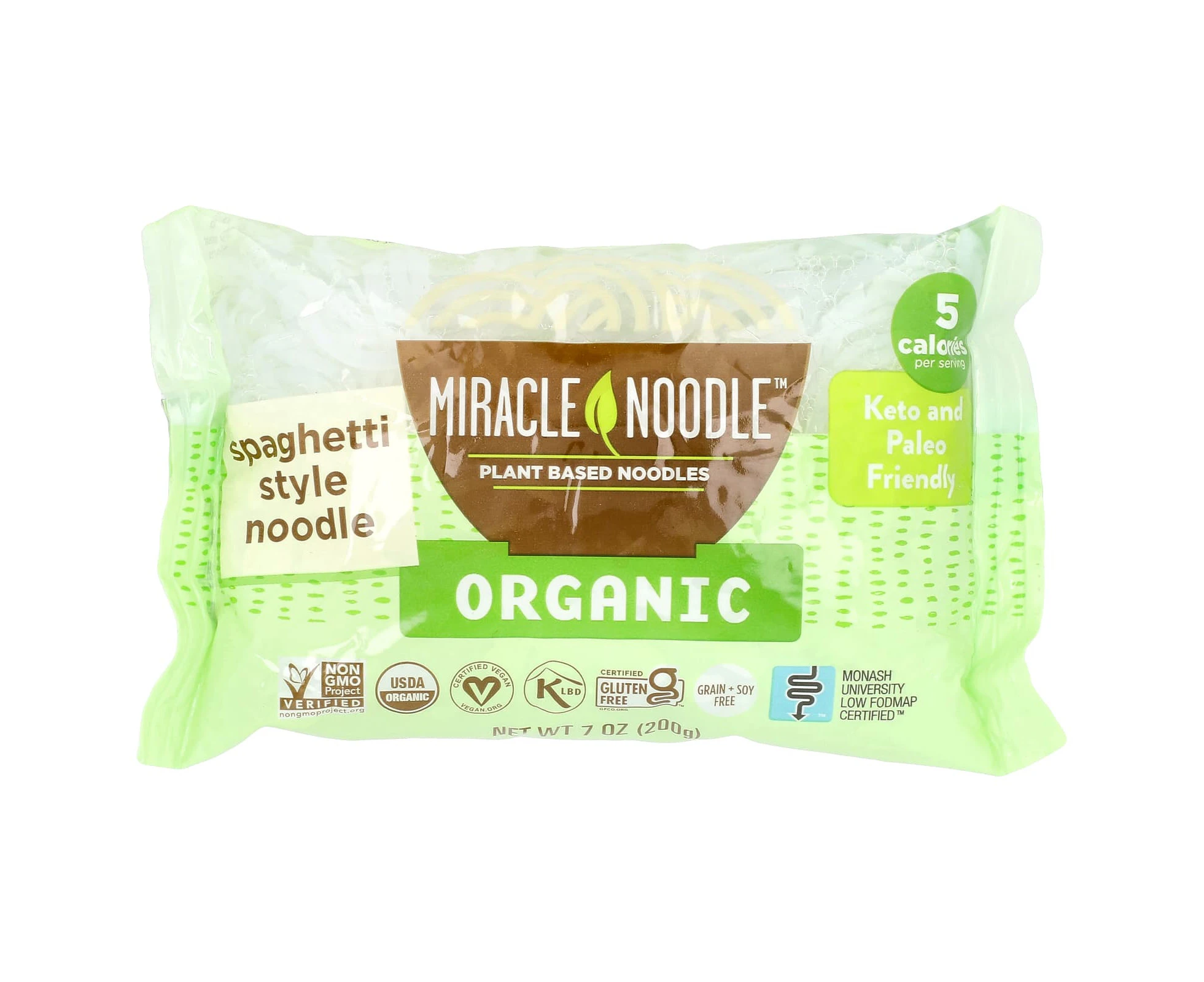 Miracle Noodle, Organic Spaghetti Style Noodle, 7 oz (200 g)