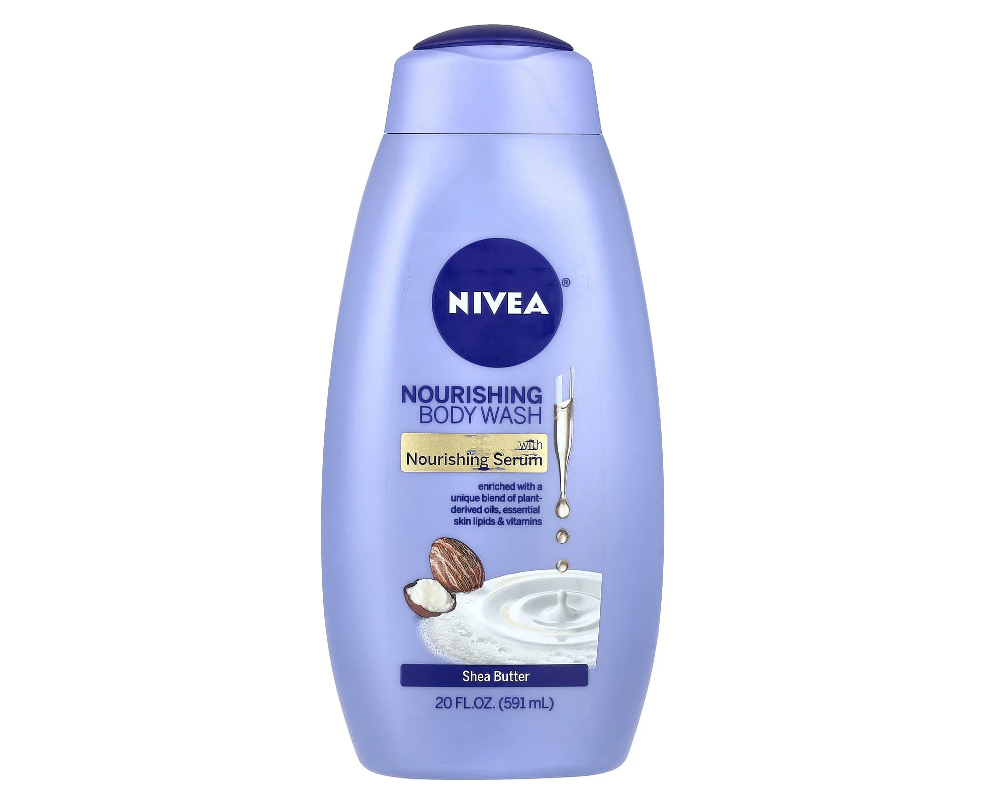 Nivea, Nourishing Body Wash, Shea Butter, 20 fl oz (591 ml)