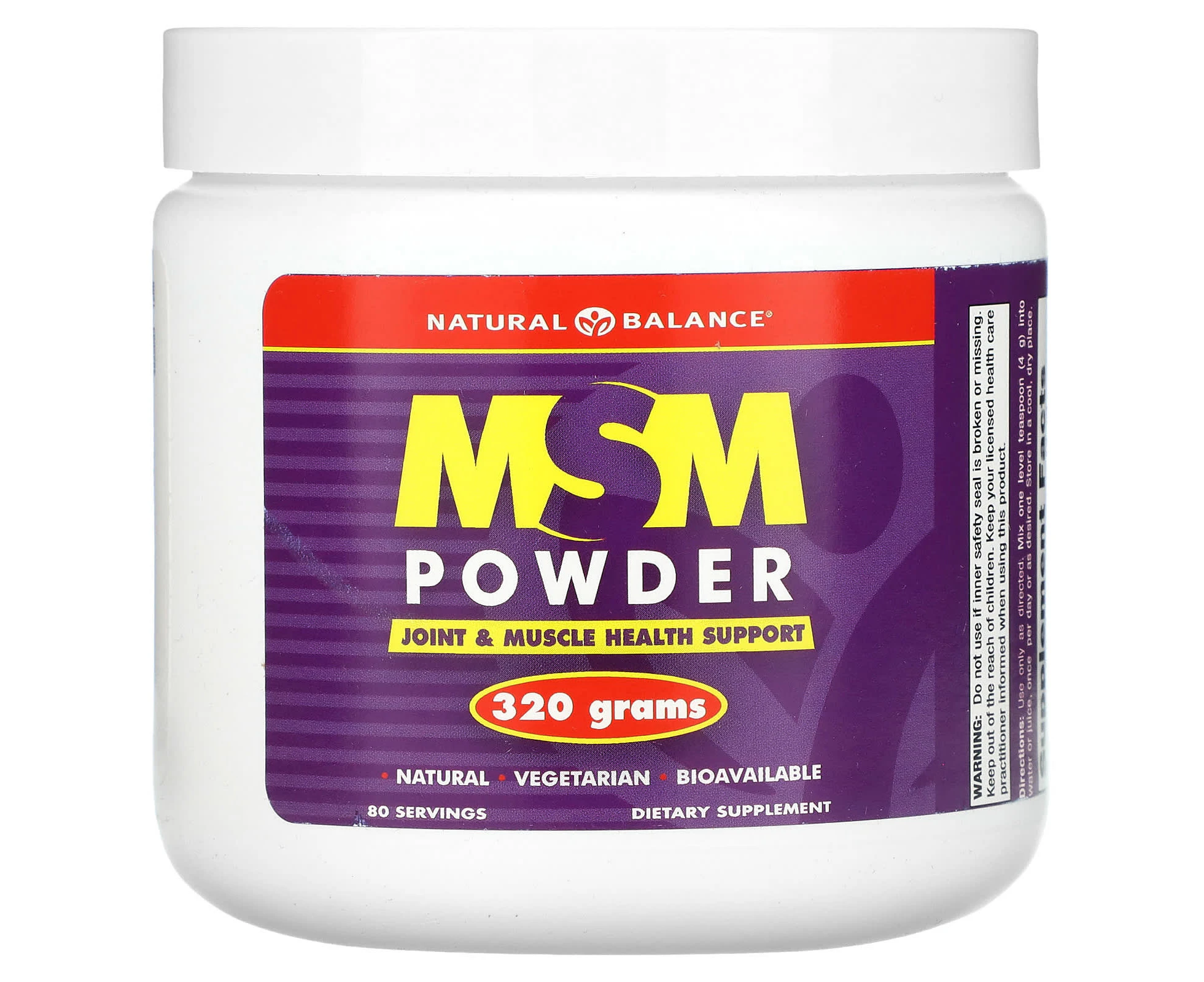 Natural Balance, MSM Powder, 320 g