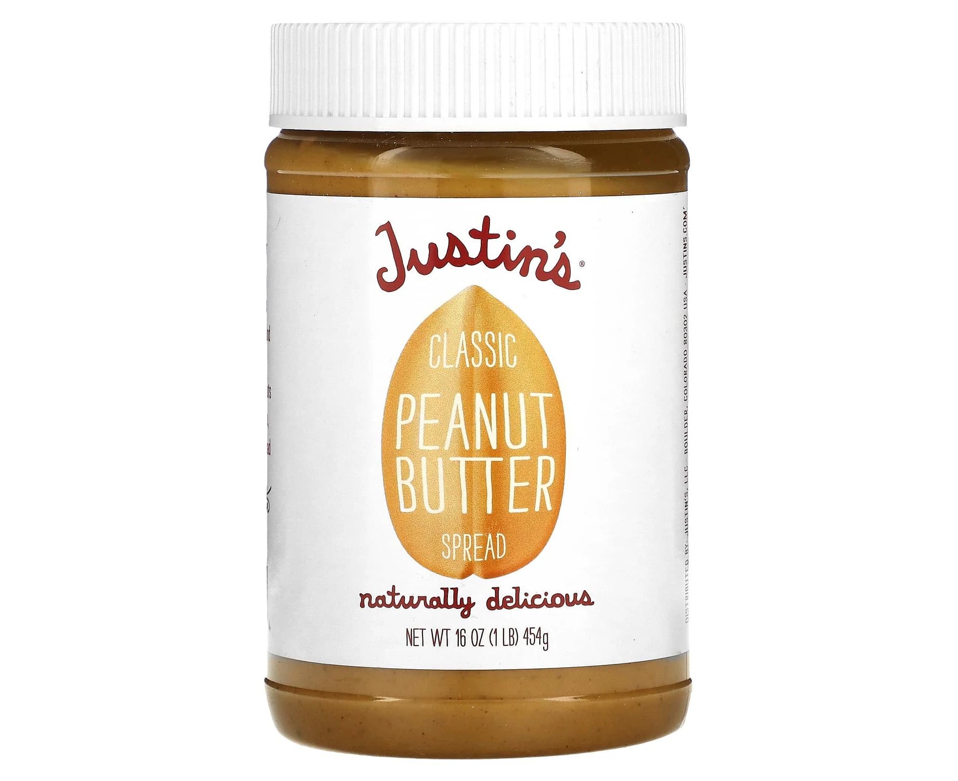 Justin's Nut Butter, Classic Peanut Butter Spread, 16 oz (454 g)