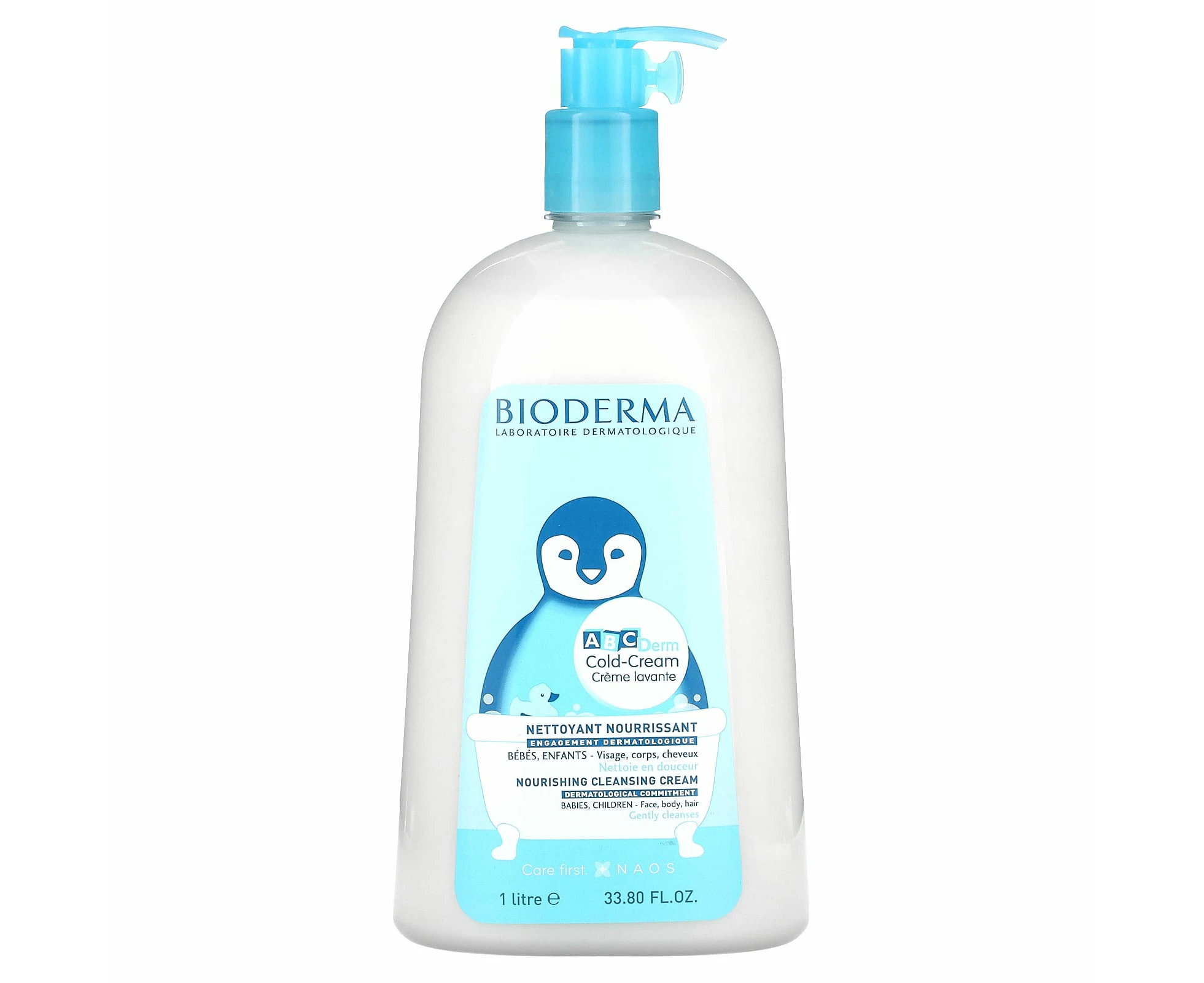 Bioderma, ABC Derm, Cold-Cream, Nourishing Cleaning Cream, 33.80 fl oz