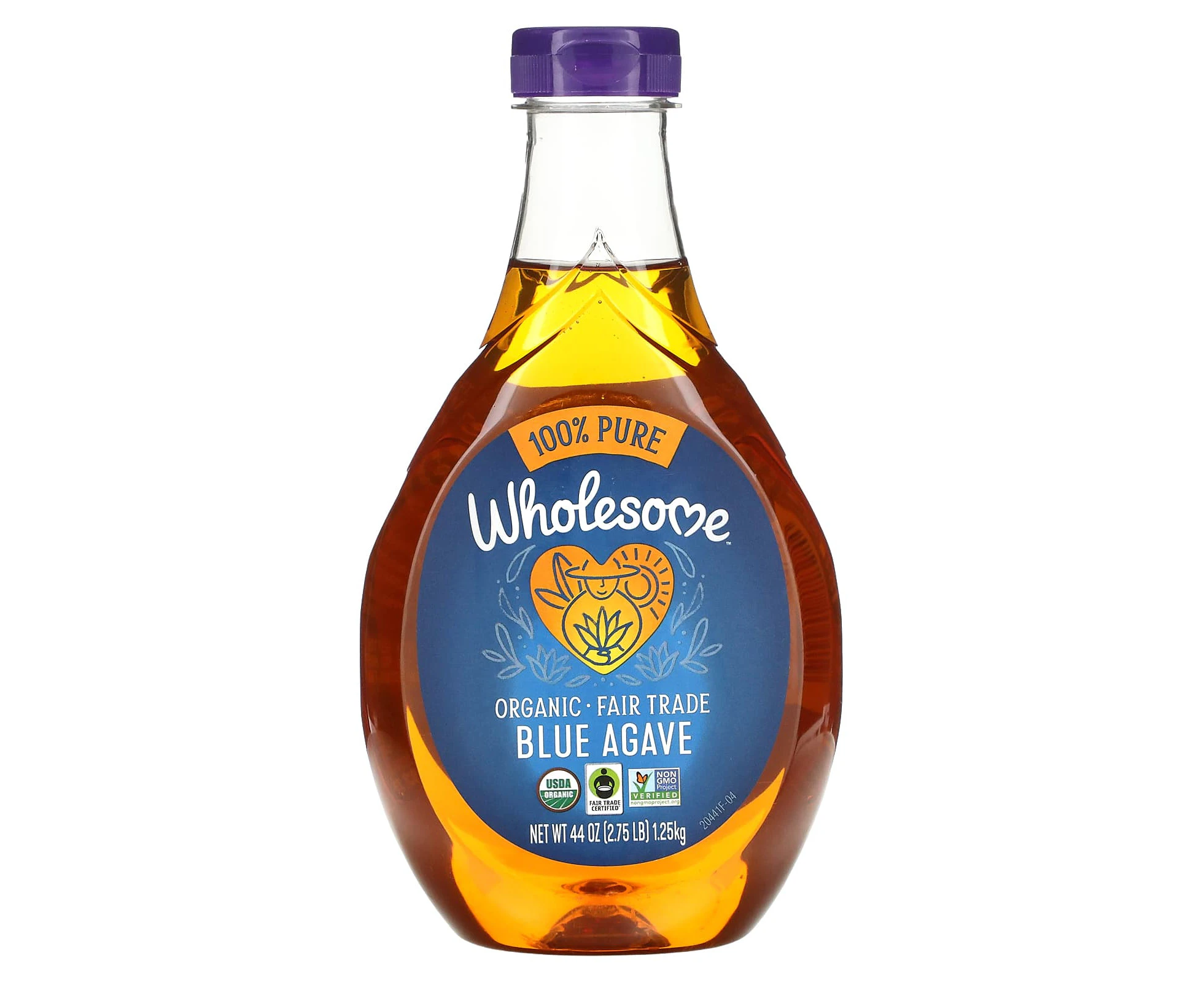 Wholesome Sweeteners, Organic Blue Agave, 44 oz (1.25 kg)