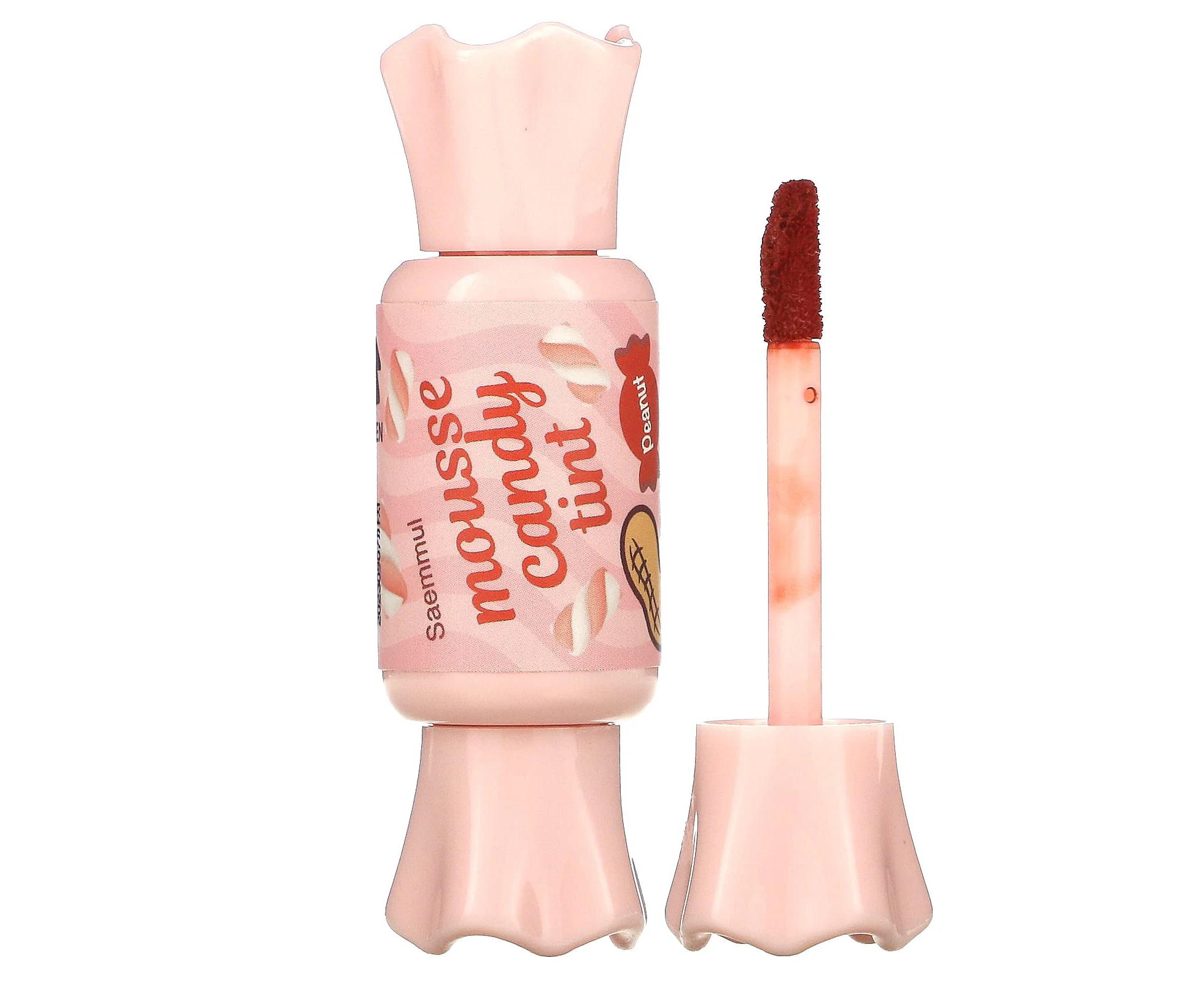 The Saem, Saemmul, Mousse Candy Lip Tint, 09 Peanut, 0.28 oz