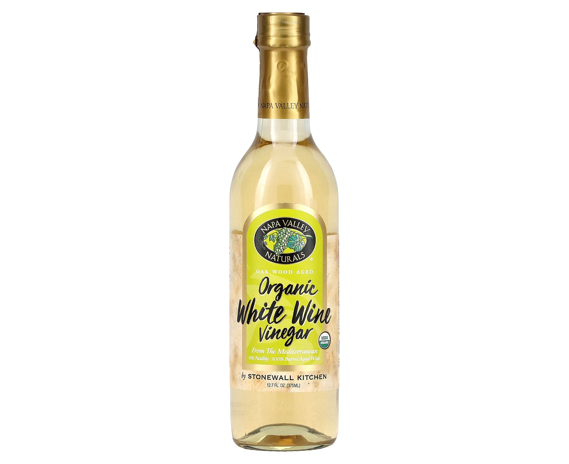 Napa Valley Naturals, Organic White Wine Vinegar, 12.7 fl oz (375 ml)