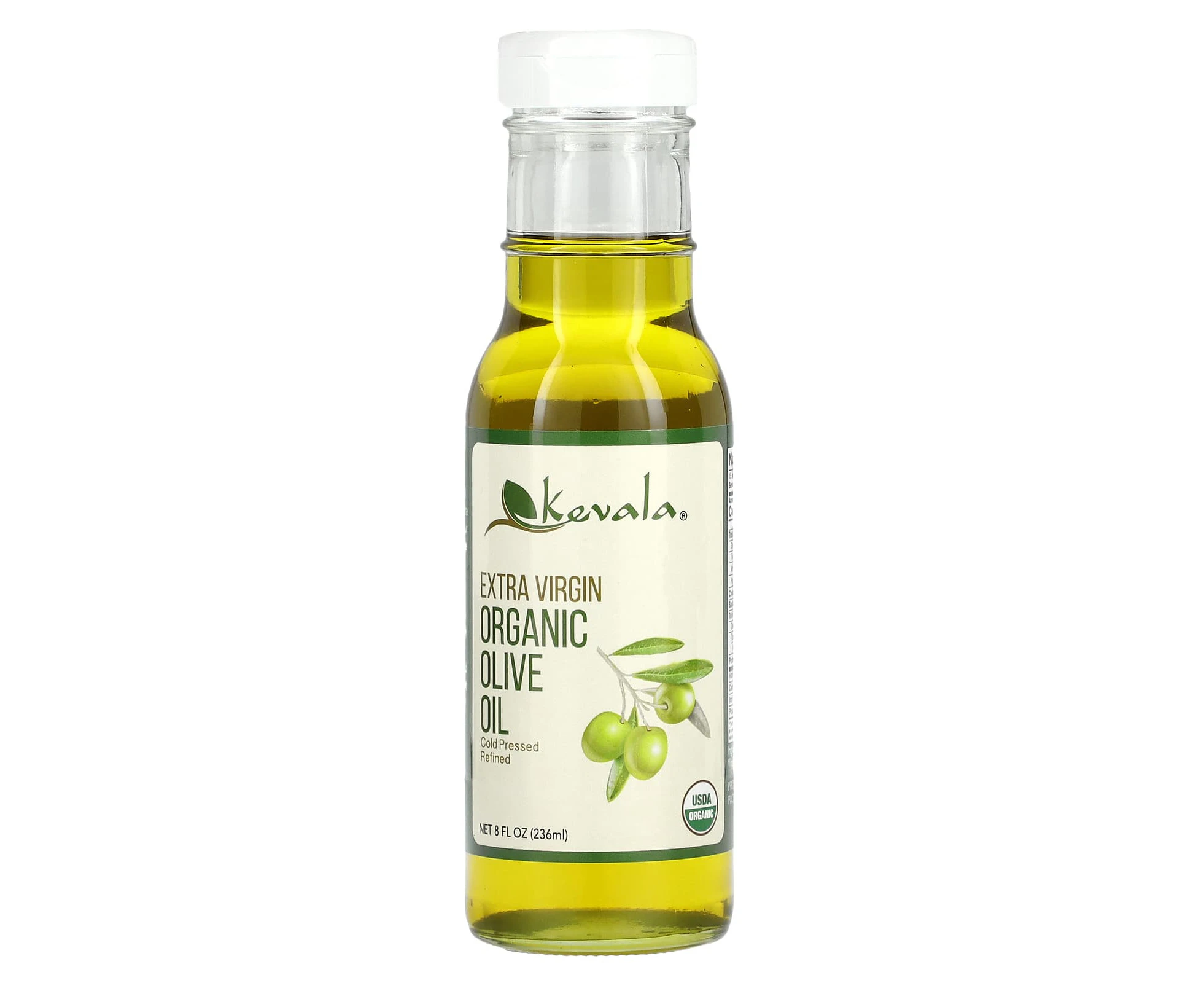 Kevala, Extra Virgin Organic Olive Oil, 8 fl oz (236 ml)