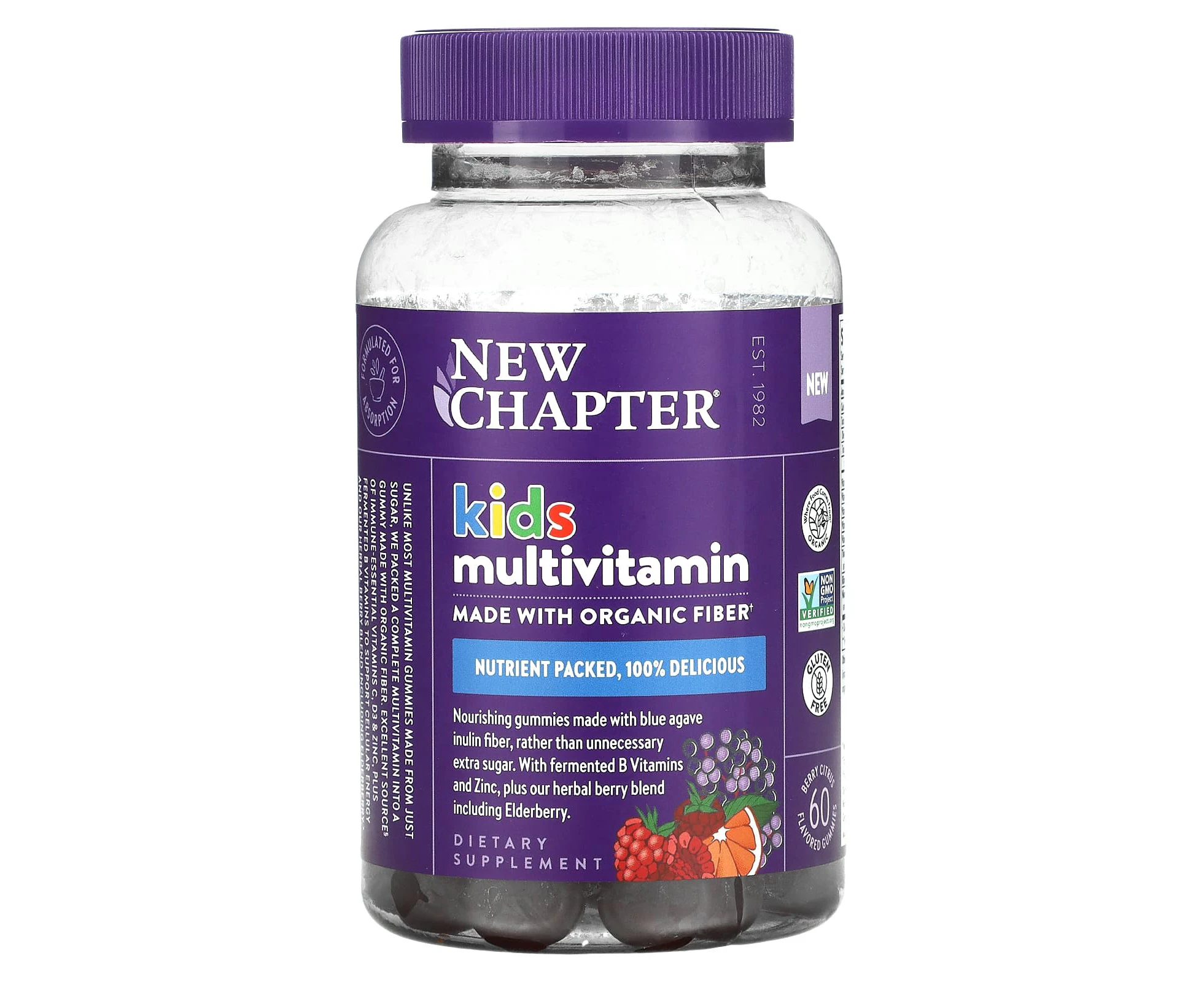 New Chapter, Kid's Multivitamin, Berry Citrus, 60 Gummies