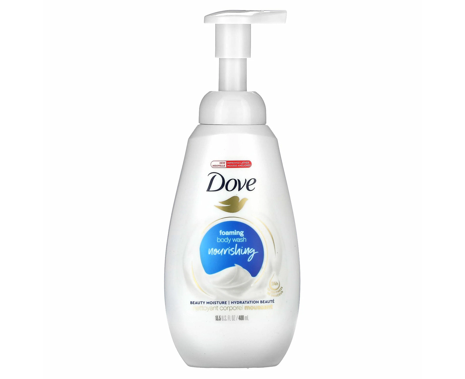 Dove, Foaming Body Wash, Nourishing, 13.5 fl oz (400 ml)