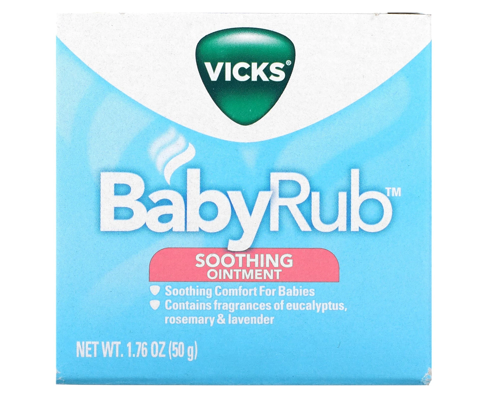 Vicks, Baby Rub, Soothing Ointment, 1.76 oz (50 g)