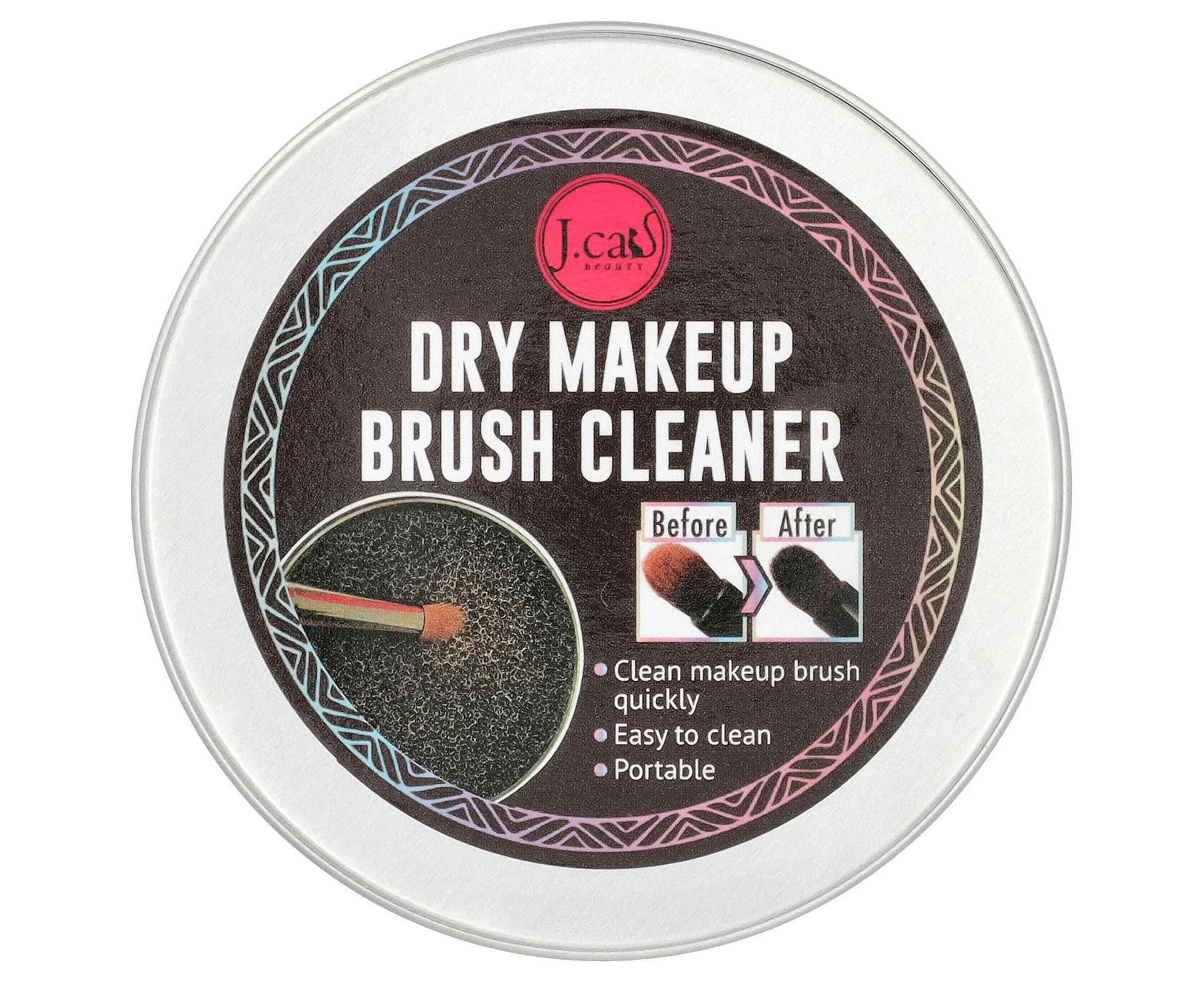 J.Cat Beauty, Dry Makeup Brush Cleaner, 1 Count