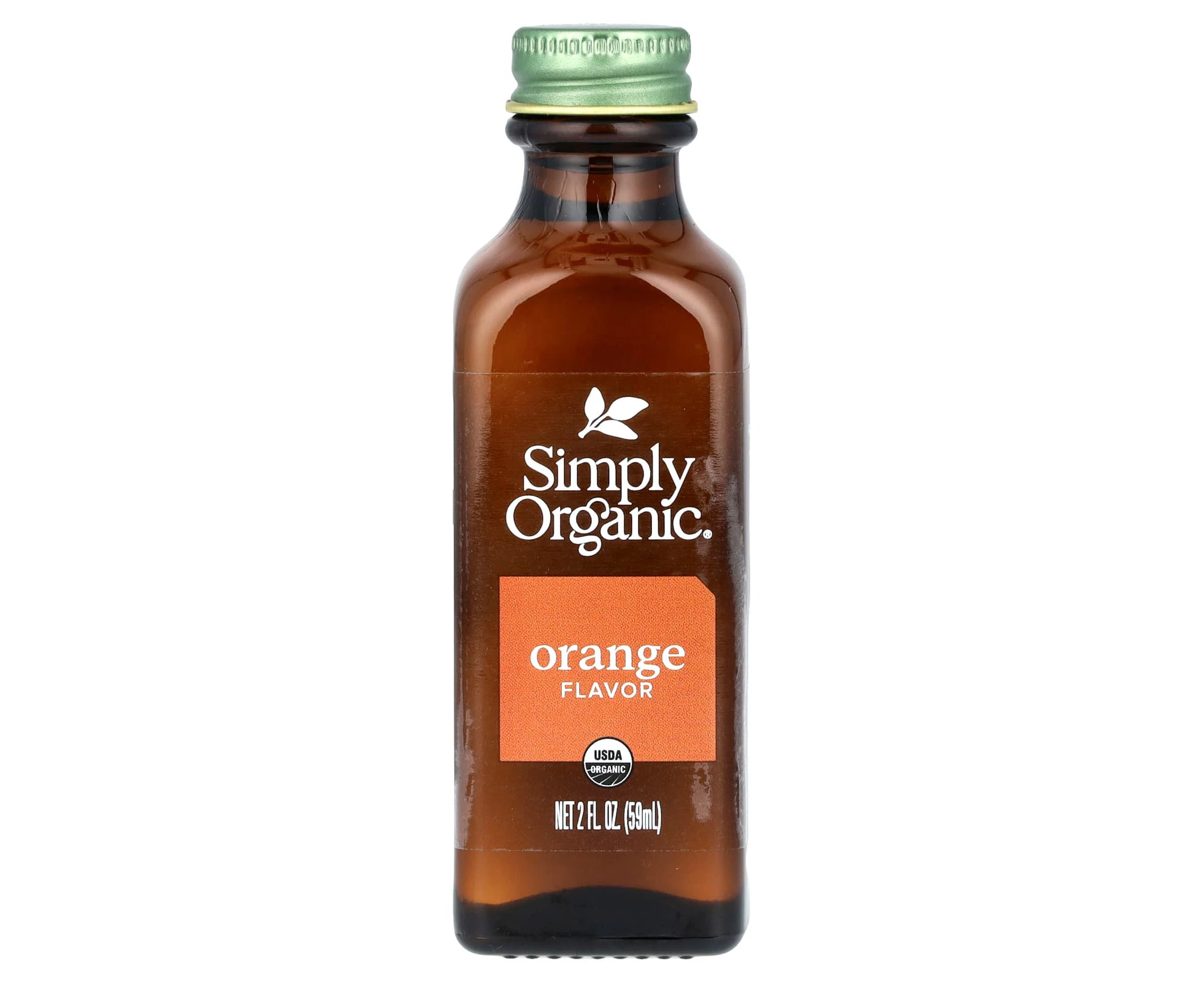 Simply Organic, Orange Flavor, 2 fl oz (59 ml)