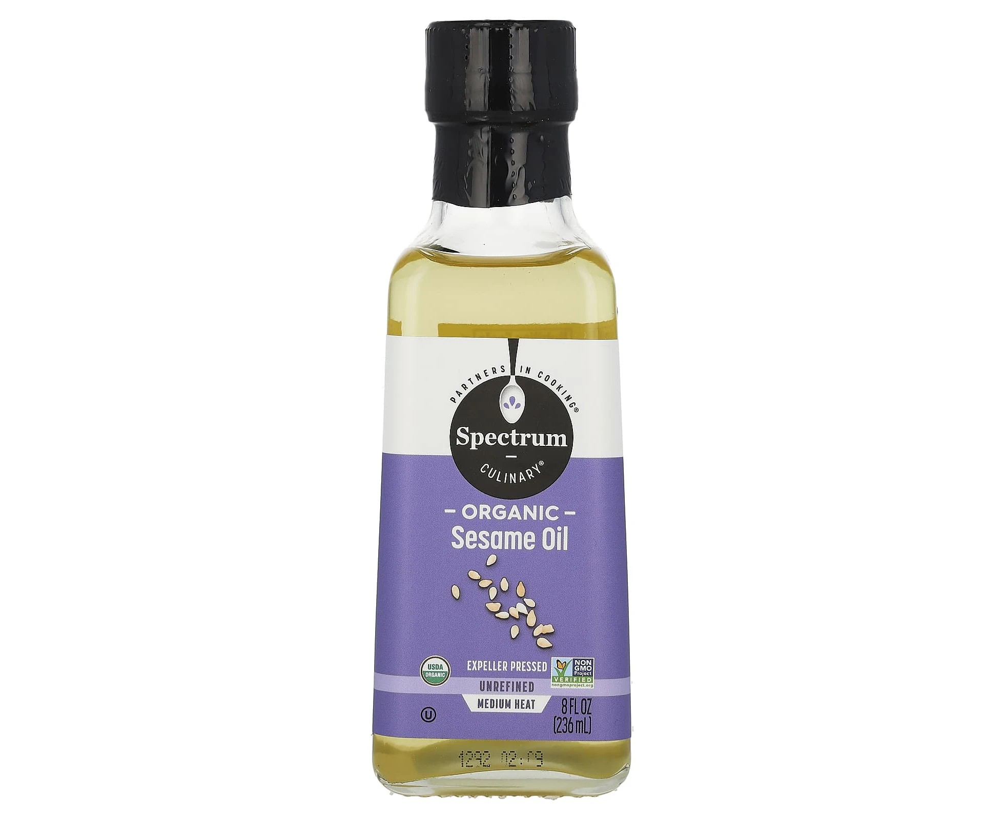 Spectrum Culinary, Organic Sesame Oil, Unrefined , 8 fl oz (236 ml)