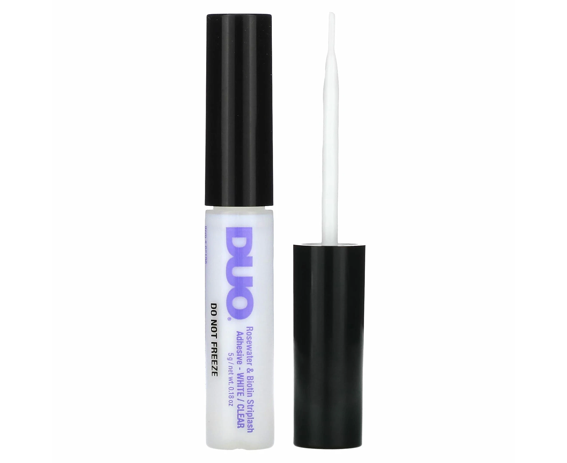 DUO, Rosewater & Biotin Striplash Adhesive, White/Clear, 0.18 oz (5 g)