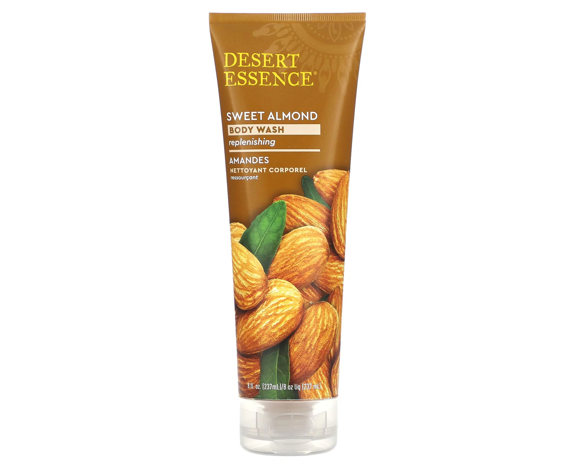 Desert Essence, Body Wash, Sweet Almond, 8 fl oz (237 ml)