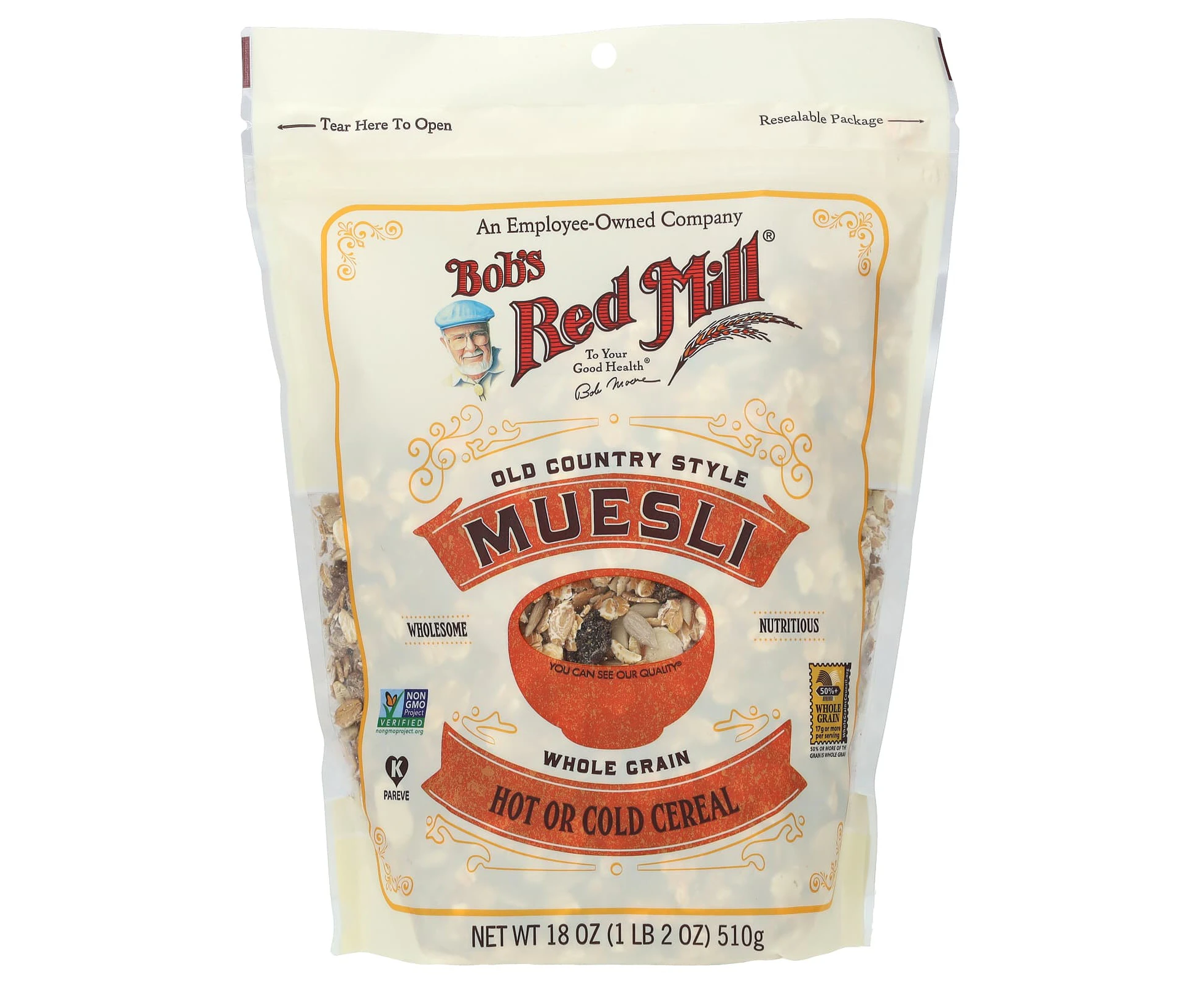 Bob's Red Mill, Old Country Style Muesli, Whole Grain, 18 oz (510 g)