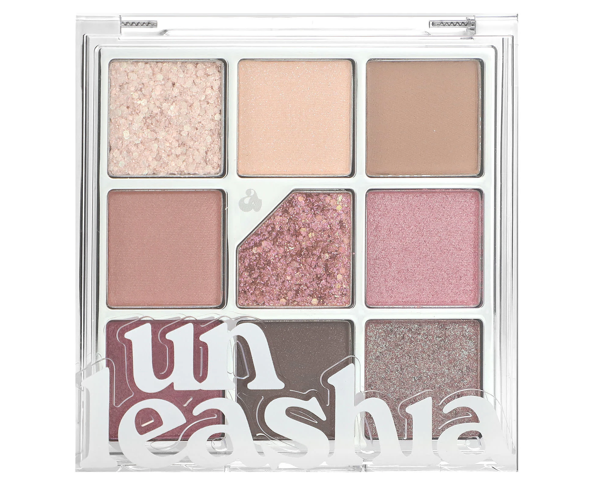 Unleashia, Glitterpedia Eyeshadow Palette, No. 5 All of Dusty Rose, 0.233 oz