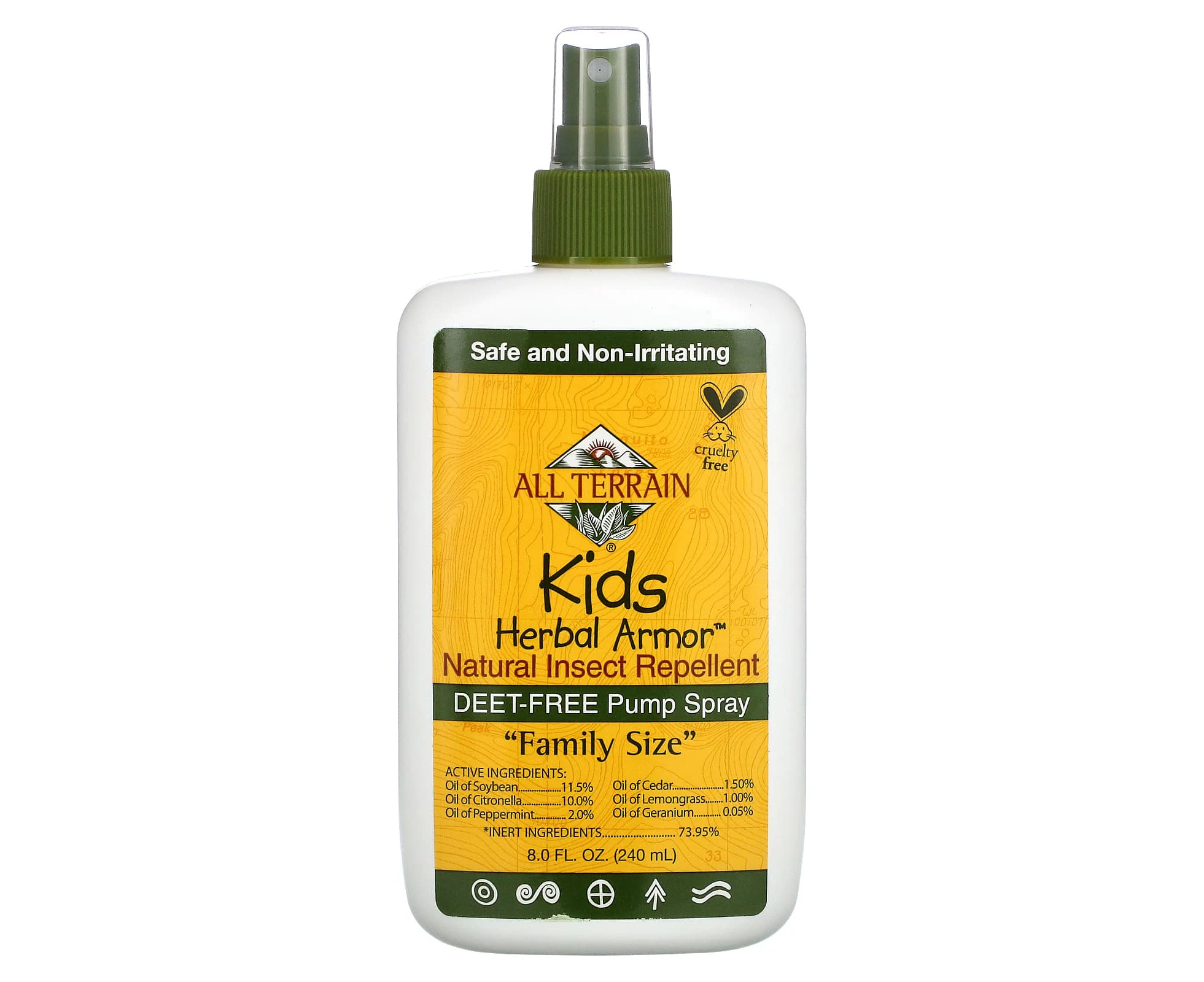 All Terrain, Kids Herbal Armor, Natural Insect Repellent, 8 fl oz (240 ml)