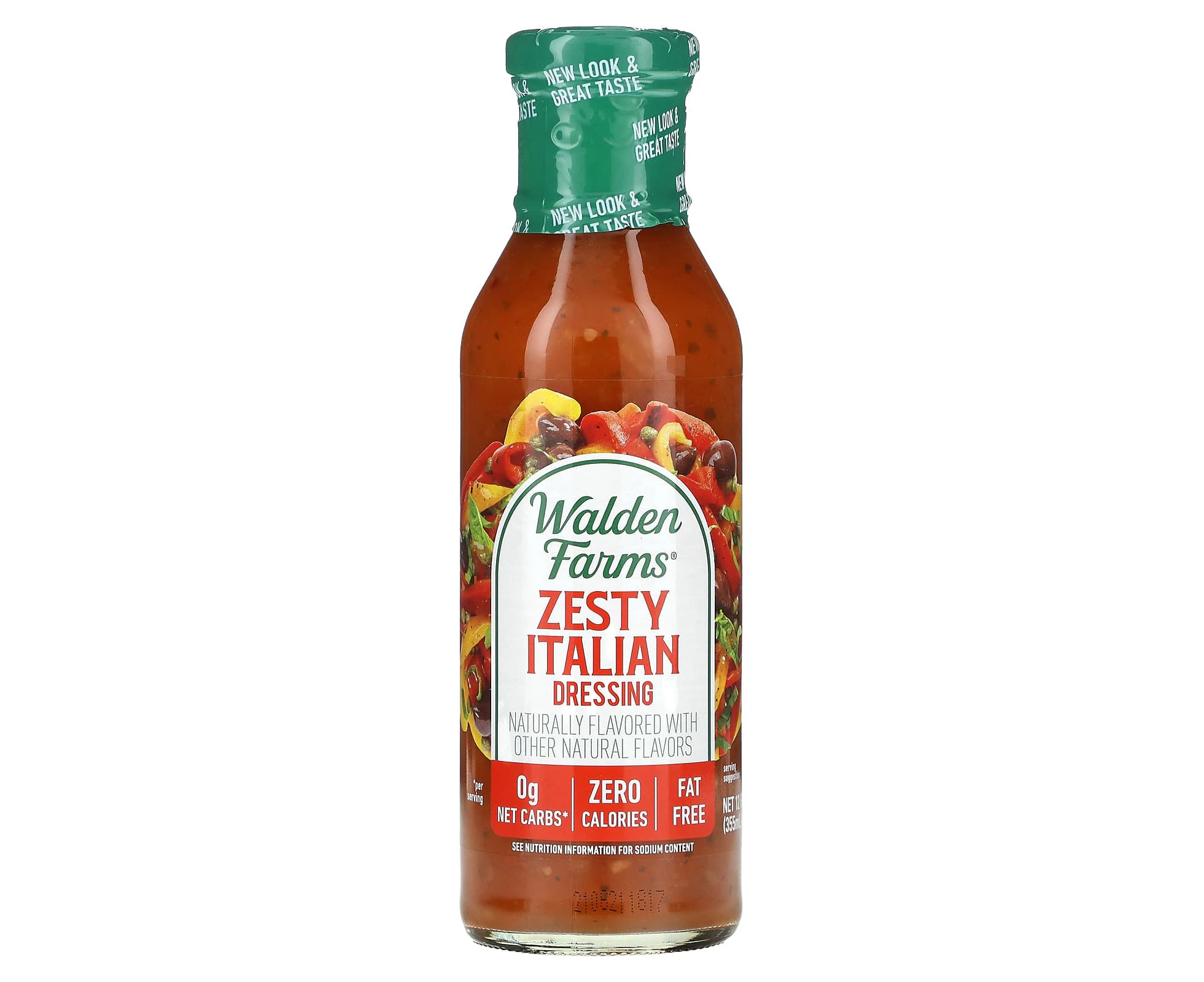 Walden Farms, Zesty Italian Dressing, 12 fl oz (355 ml)