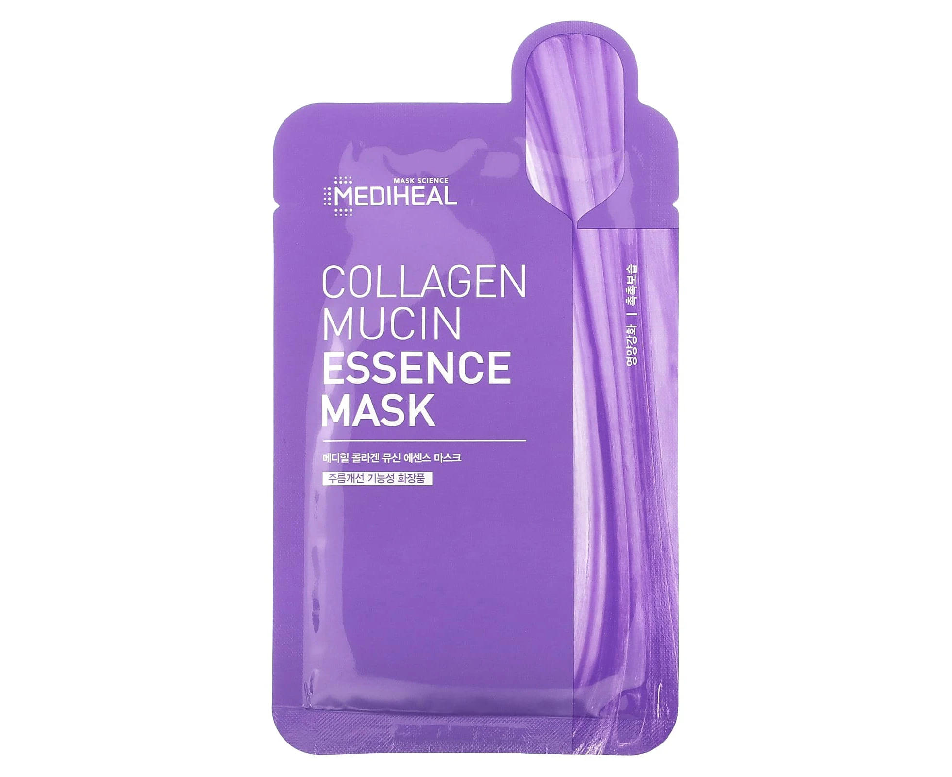 MEDIHEAL, Collagen Mucin Essence Beauty Mask , 1 Sheet Mask, 0.68 fl oz (20 ml)