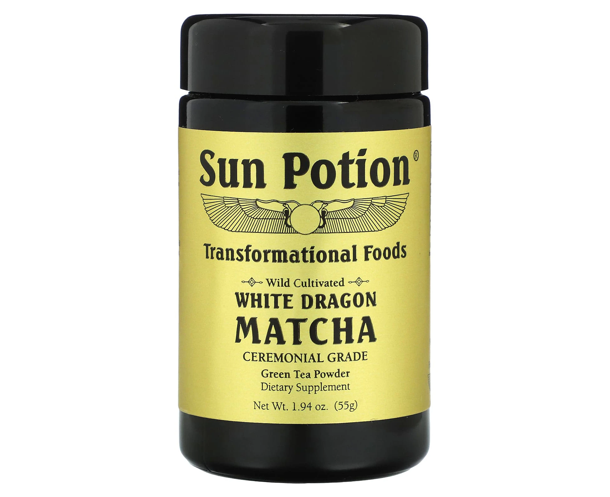 Sun Potion, Wild Cultivated, White Dragon Matcha, Ceremonial Grade, Green Tea Powder, 1.94 oz (55 g)