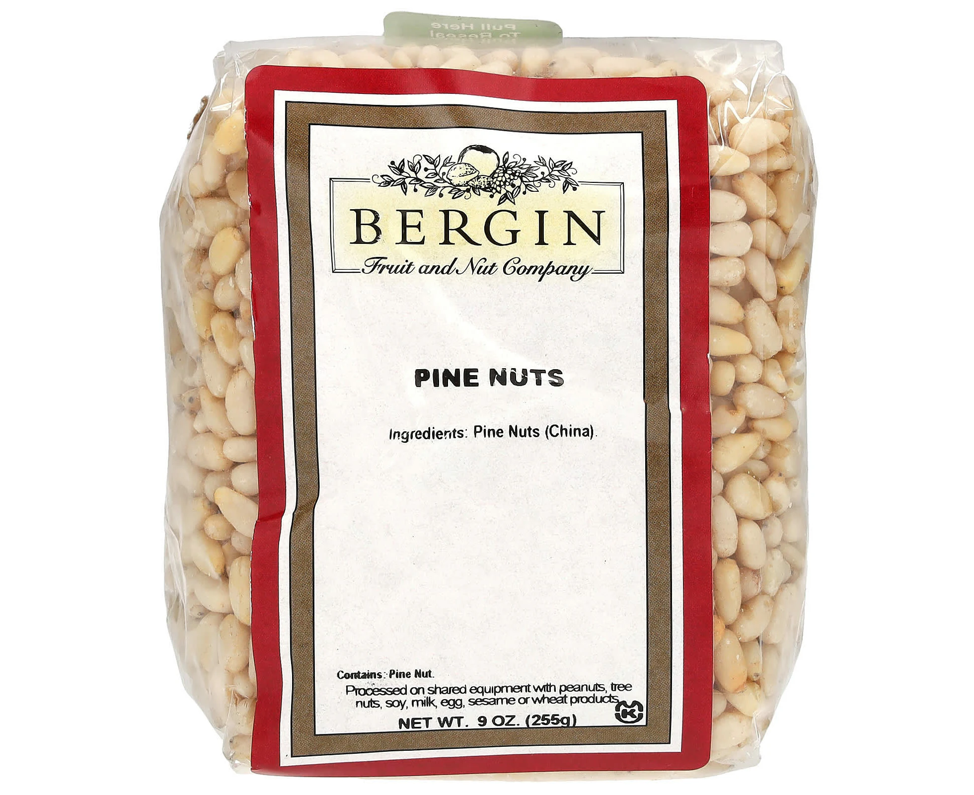 Bergin Fruit and Nut Company, Pine Nuts, 9 oz (255 g)