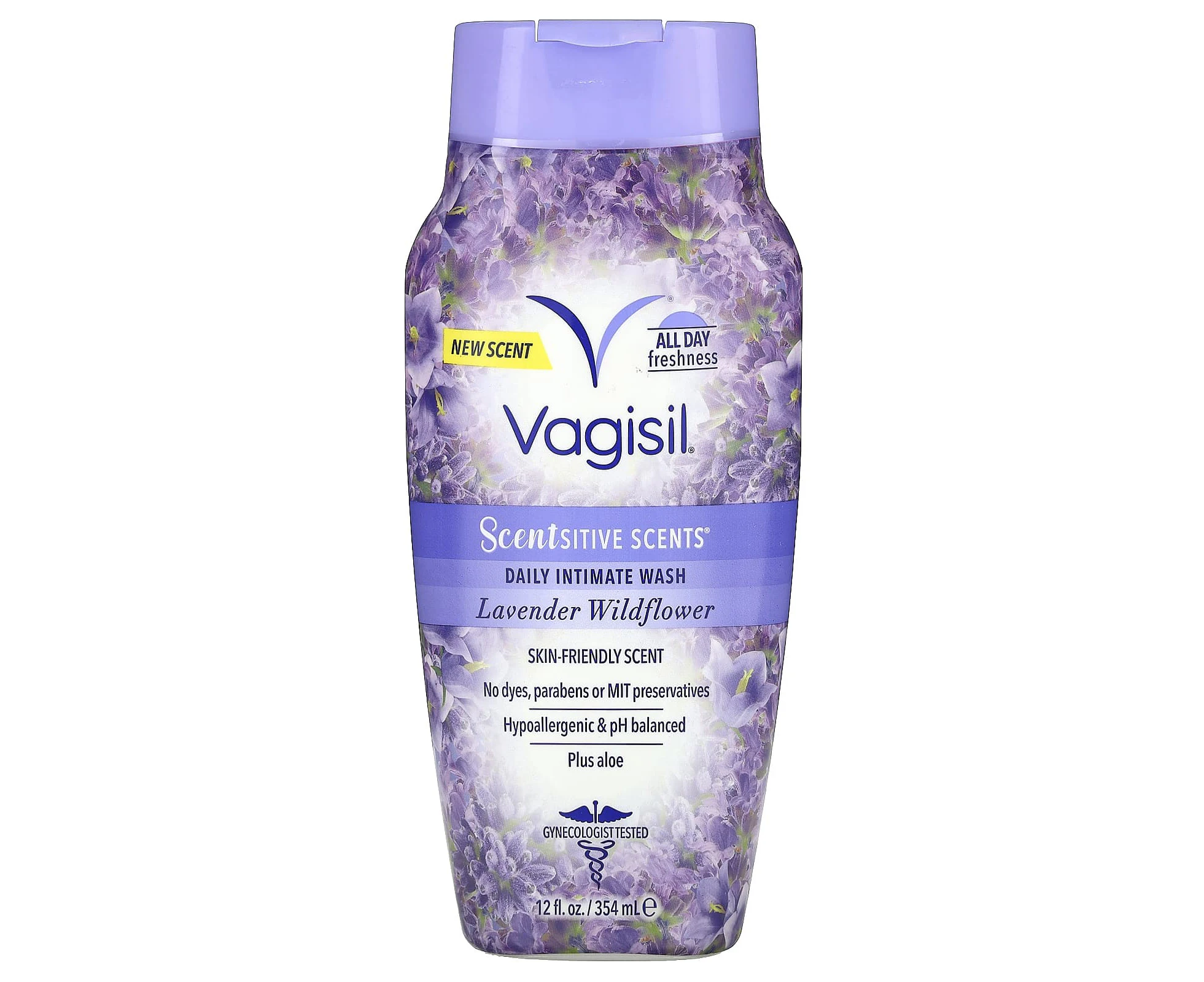 Vagisil, Scentsitive Scents, Daily Intimate Wash, Lavender Wildflower, 12 fl oz (354 ml)