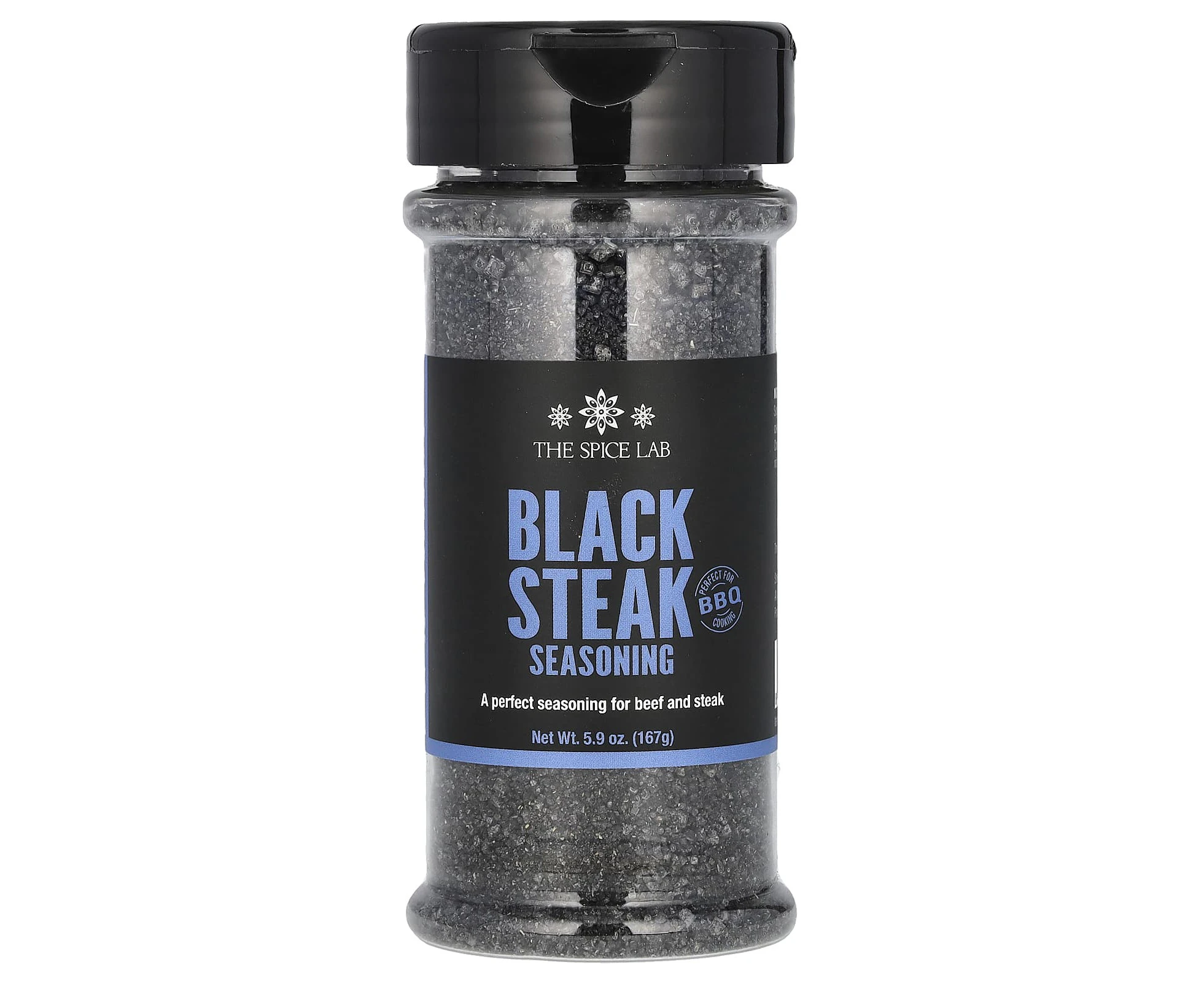 The Spice Lab, Black Steak Seasoning, 5.9 oz (167 g)