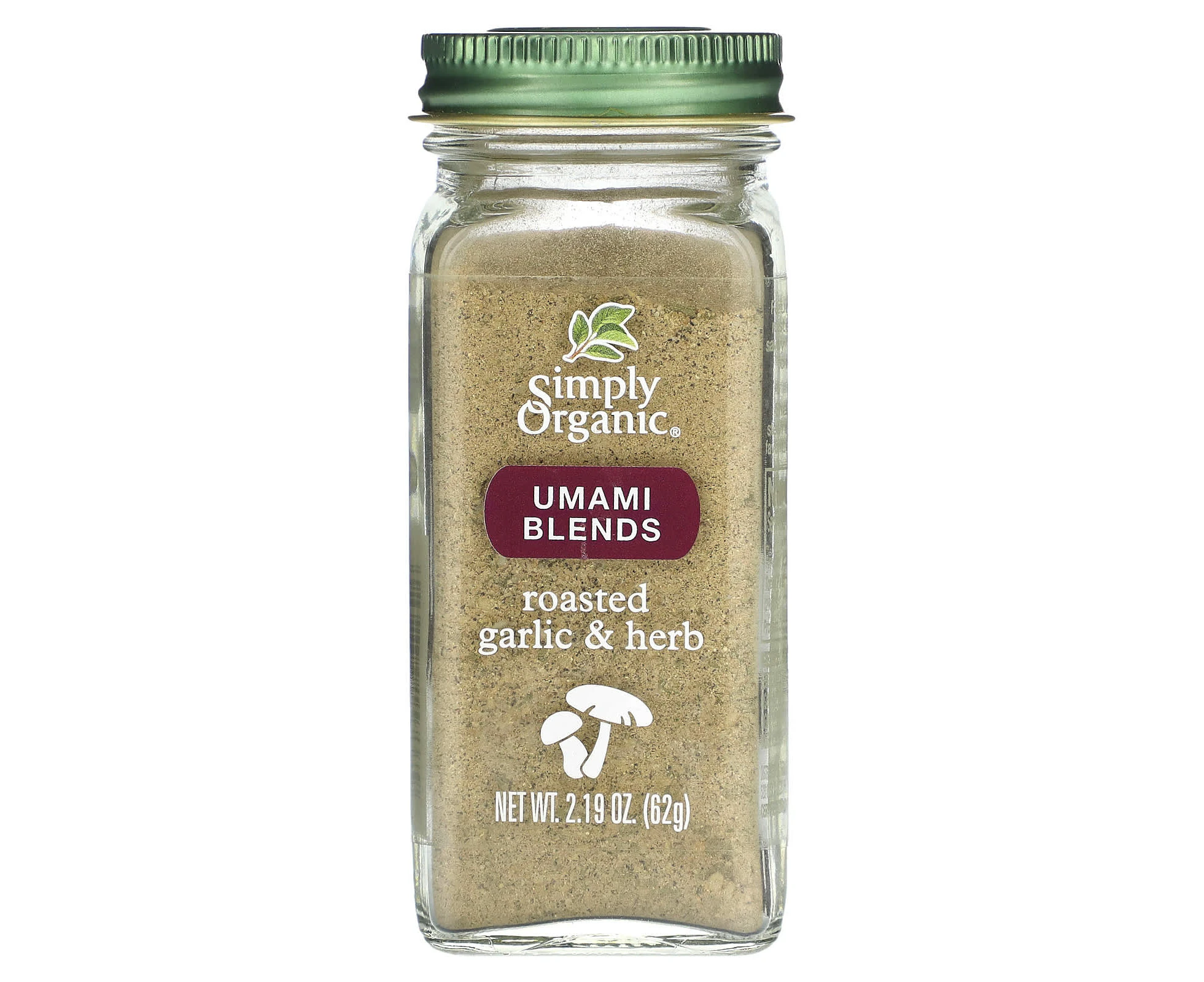 Simply Organic, Umami Blends, Roasted Garlic & Herb, 2.19 oz (62 g)