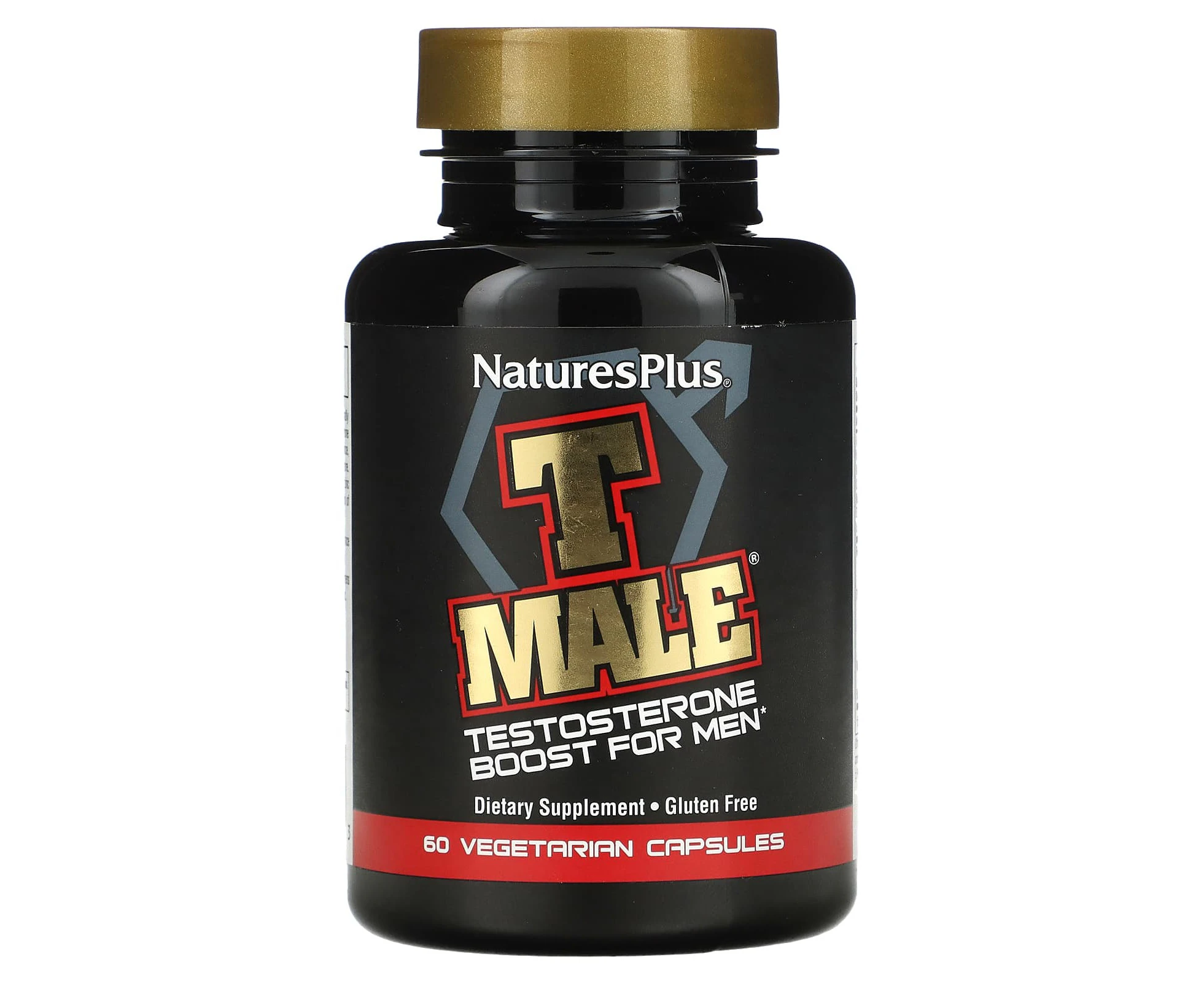 NaturesPlus, T Male, Testosterone Boost For Men, 60 Vegetarian Capsules