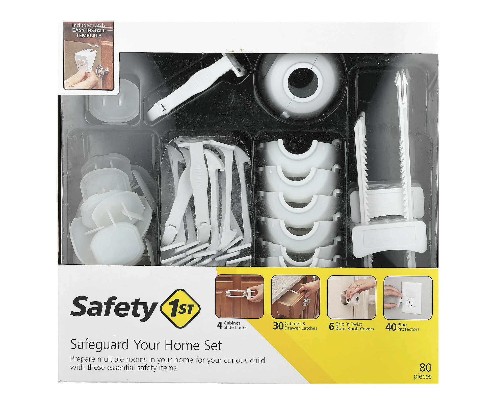 Safety 1st, Safeguard Your Home Set, 80 Pieces