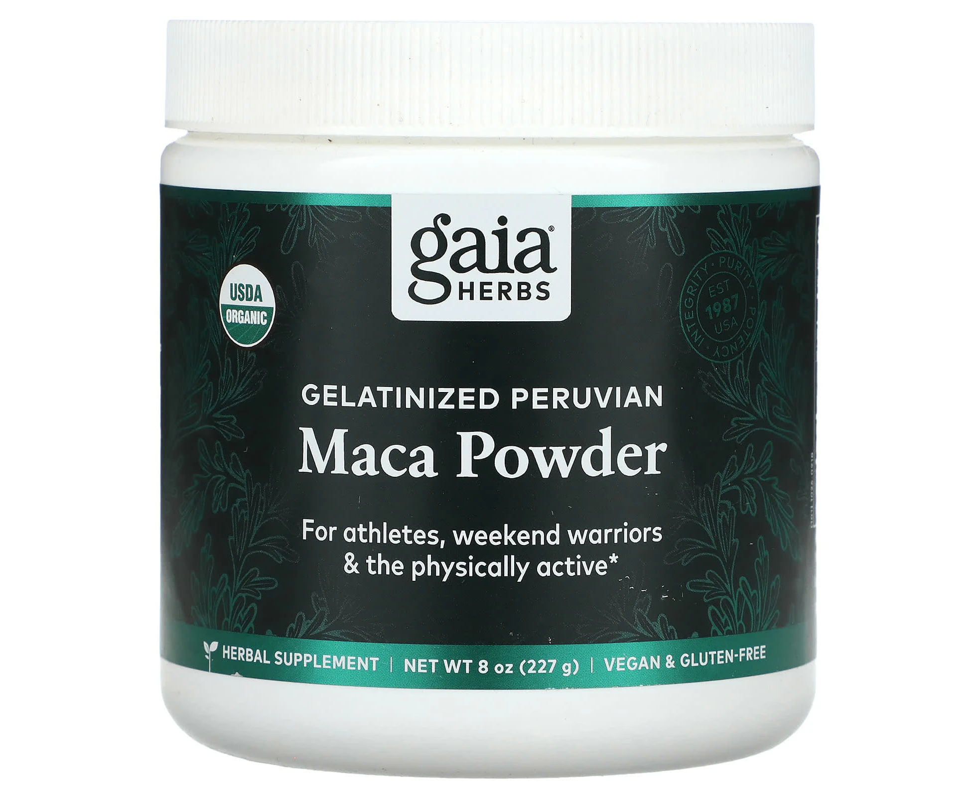 Gaia Herbs, Gelatinized Peruvian Maca Powder, 8 oz (227 g)