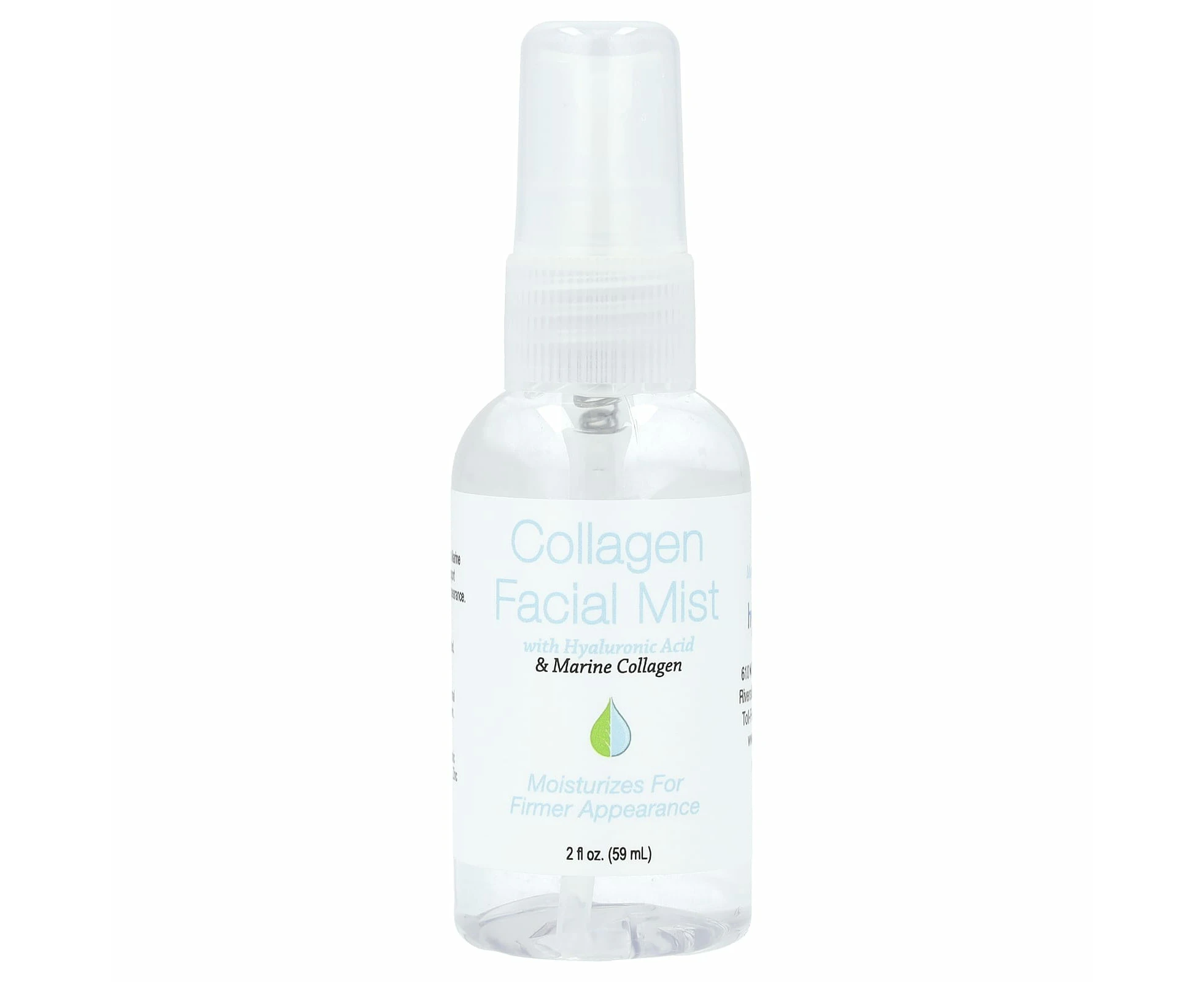 Hyalogic, Collagen Facial Mist With Hyaluronic Acid & Marine Collagen, Fragrance Free, 2 fl oz (59 ml)