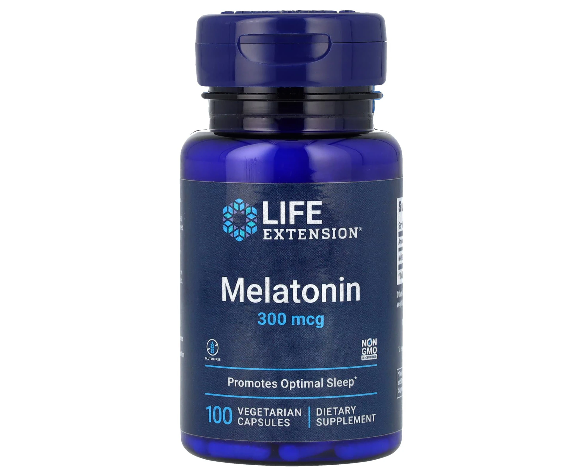 Life Extension, Melatonin, 300 mcg, 100 Vegetarian Capsules